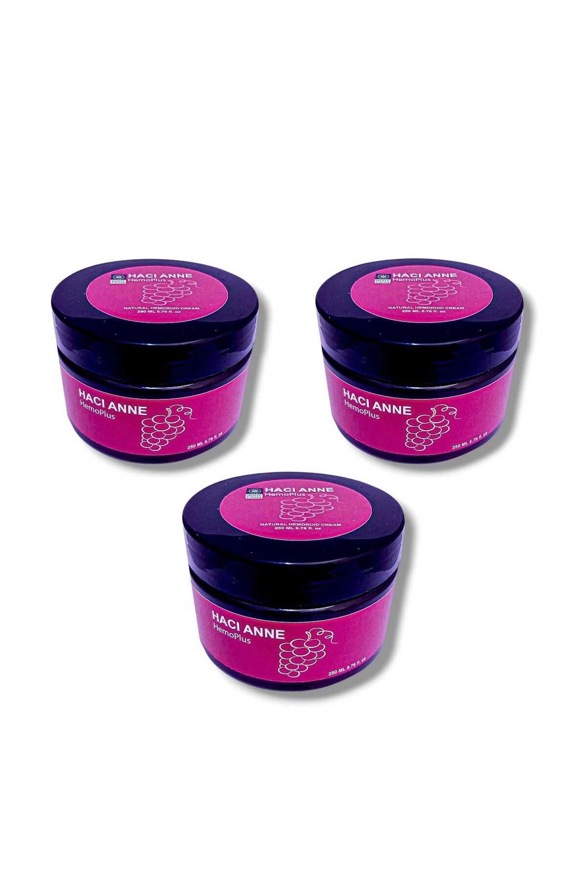 Modafiks Hacı Anne Hemoplus Natural Kremi 250 ML X 3 Adet