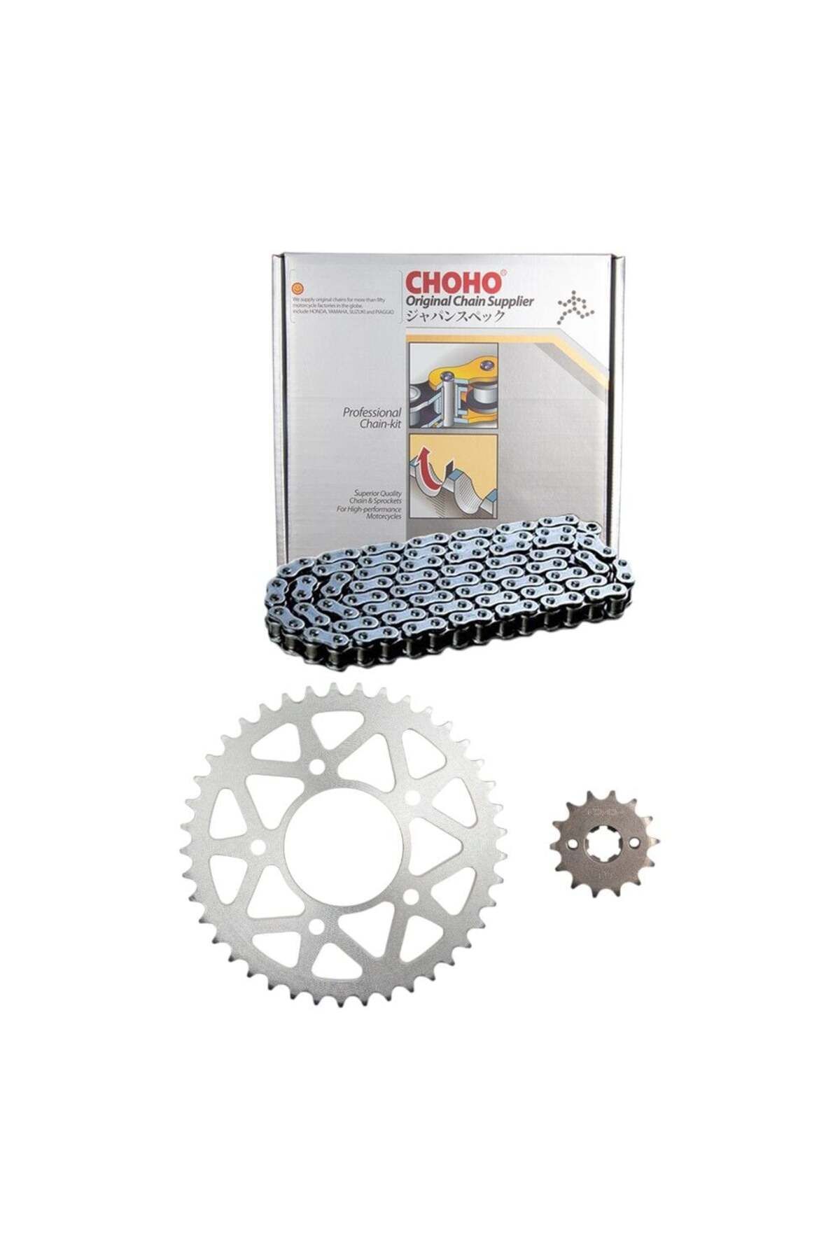 ÇELİKMOTO CHOHO ZINCIR DİŞLİ SET SR 250 #204-706