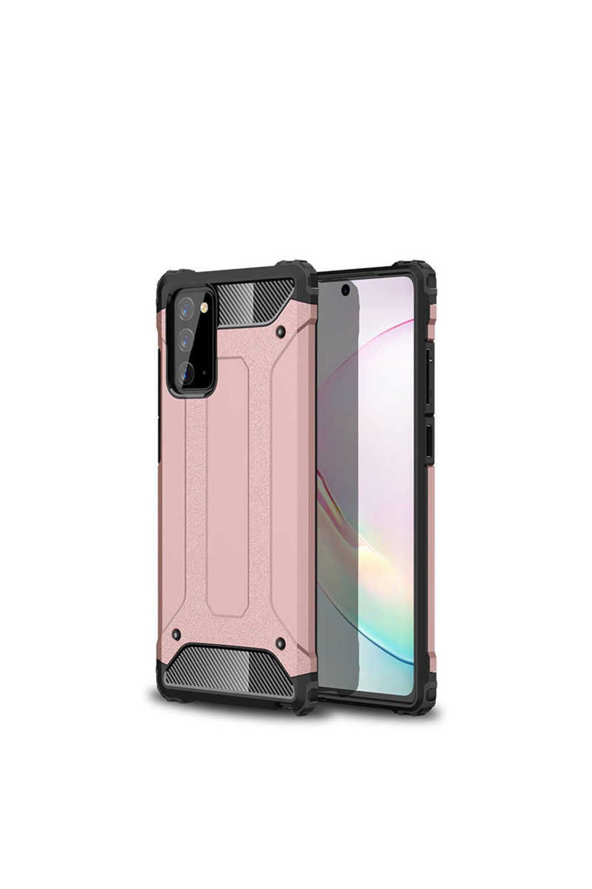 halkhouse Galaxy Note 20 Kılıf Zırh Tank Sert Korumalı Silikon Crash Silikon Kapak