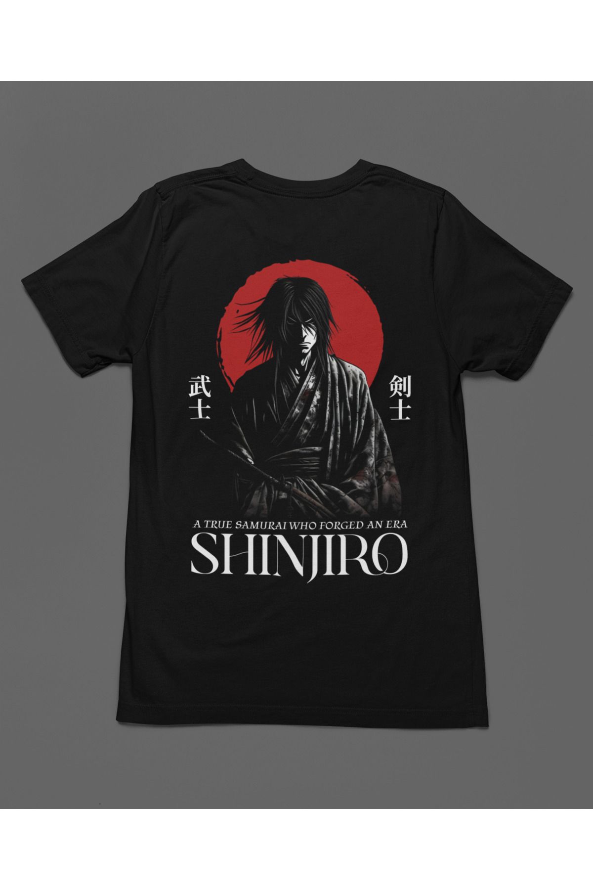 Bumeta A True Samurai Shinjiro Samuray Unisex Tişört T-Shirt