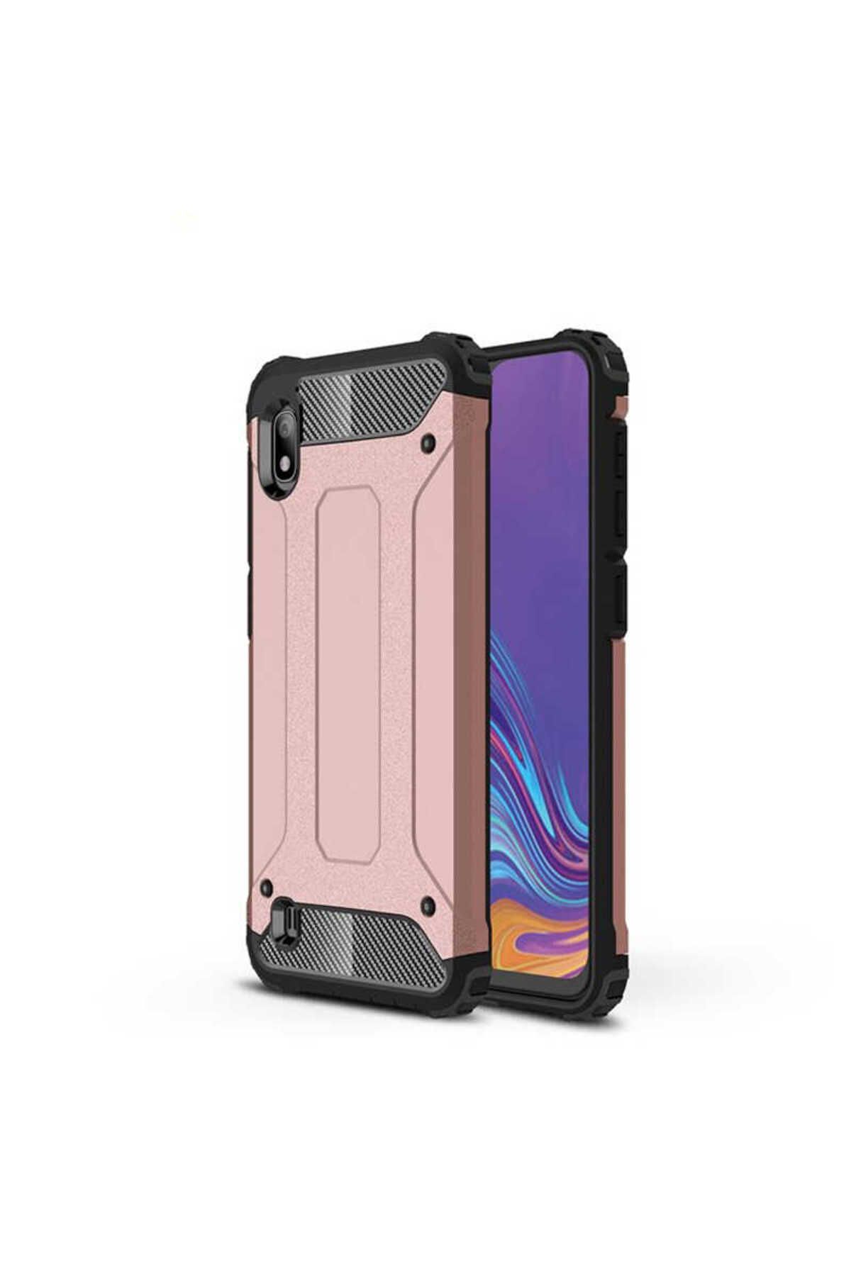 halkhouse Galaxy A10 Kılıf Zırh Tank Sert Korumalı Silikon Crash Silikon Kapak