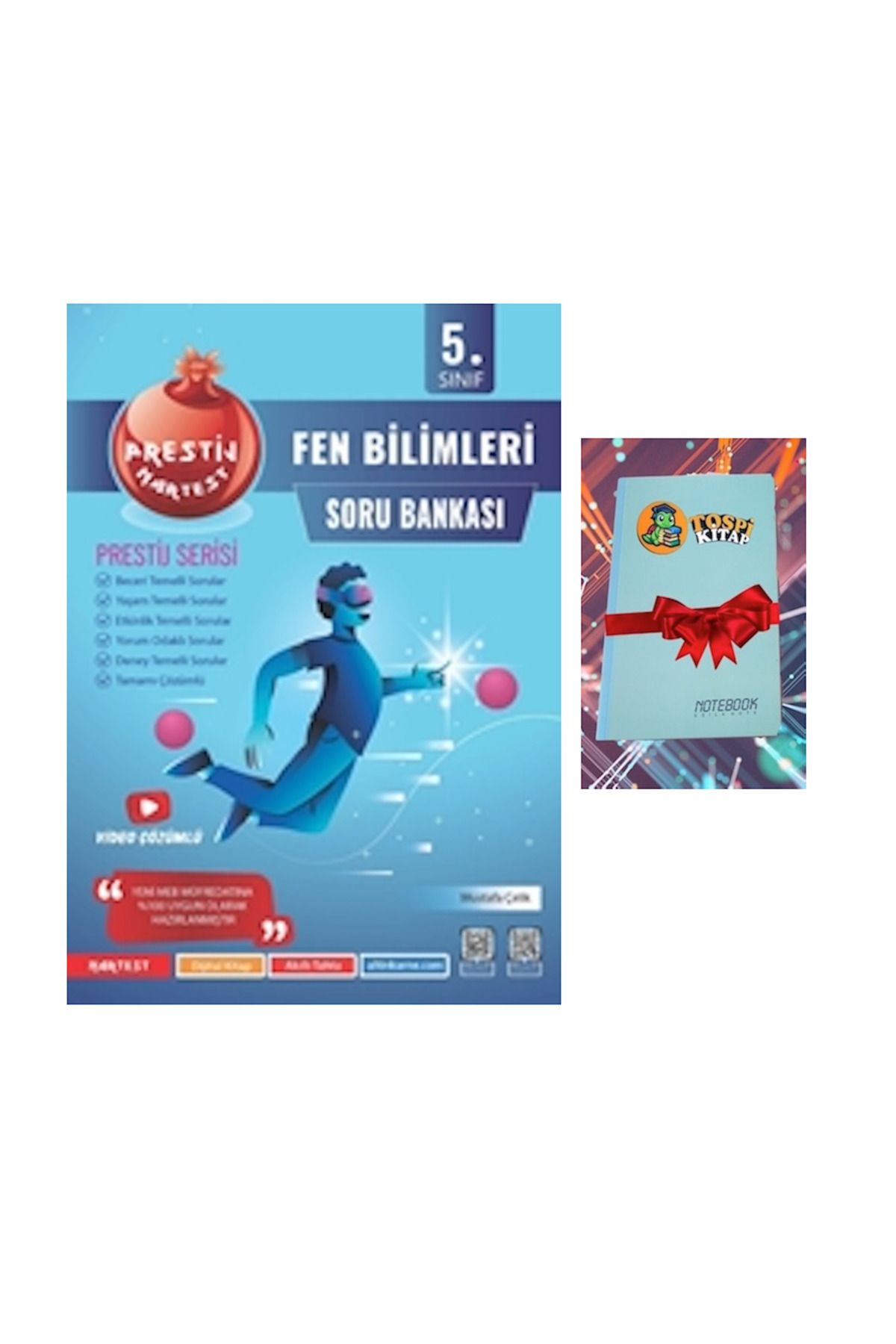 Nartest Yayınları 5. Sınıf Prestij Fen Bilimleri Soru Bankası ( NOT DEFTERİ HEDİYE)