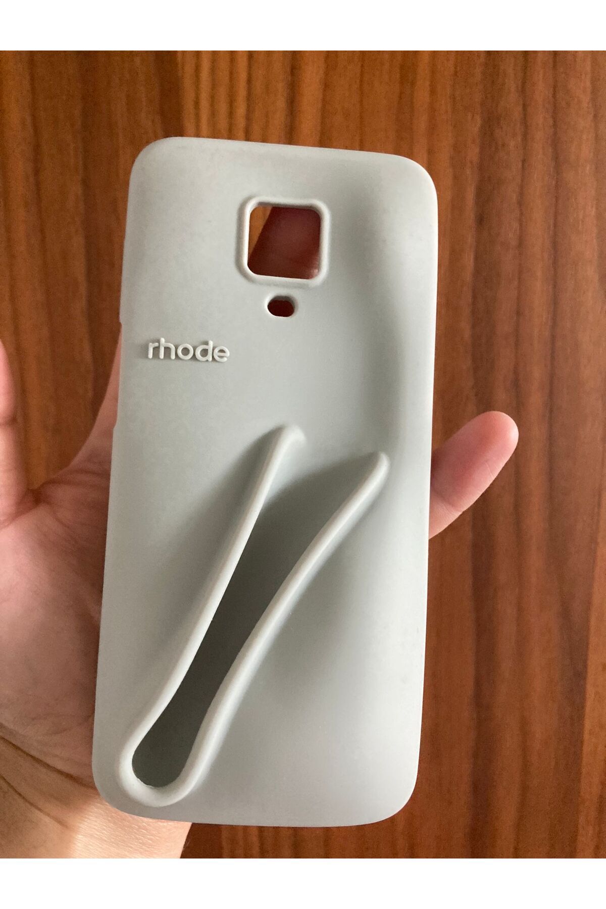 Newon Xiaomi Redmi Note 9s/9 Pro Rhode Lip Case Logolu Telefon Kılıfı Kapak Cover Case