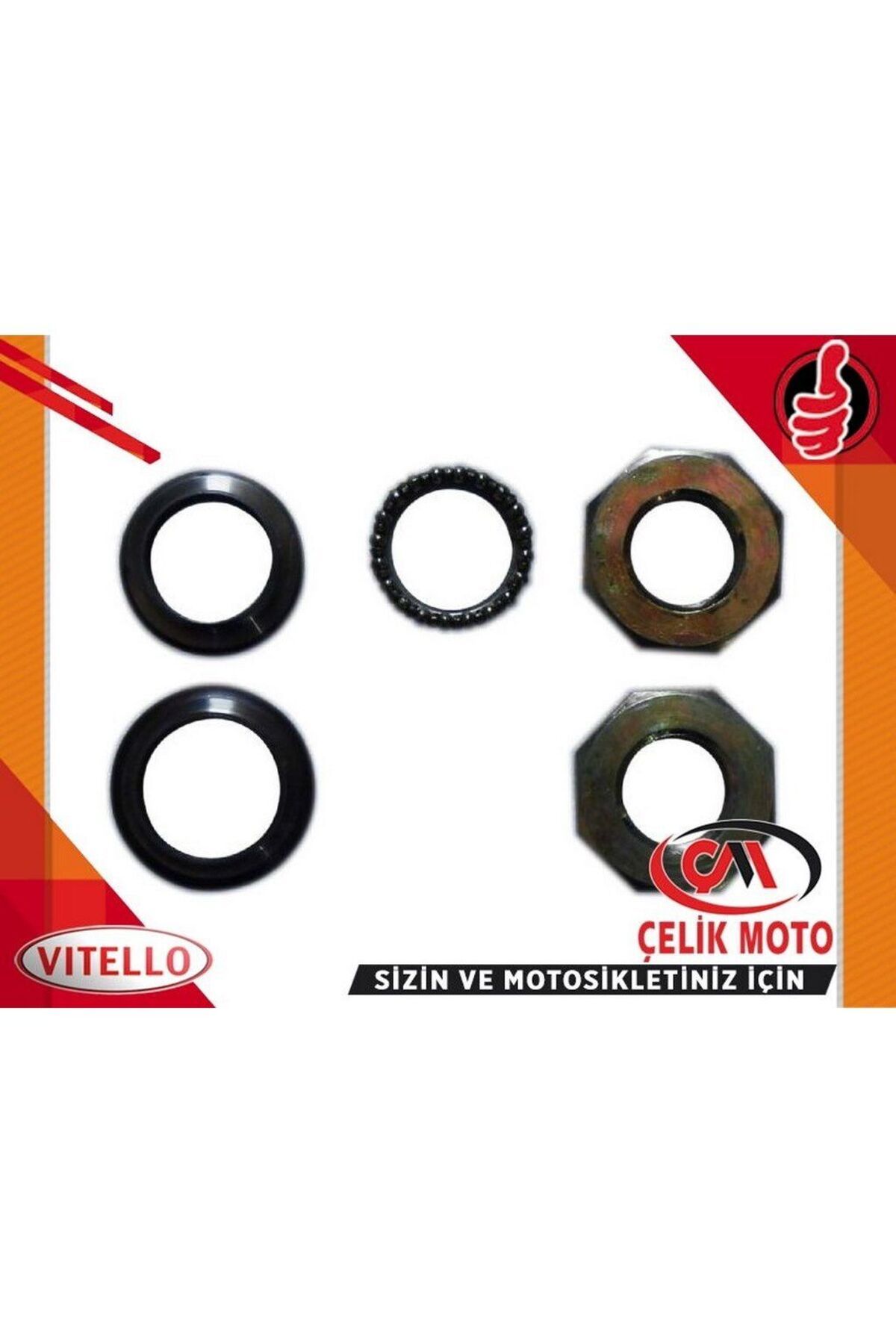 ÇELİKMOTO VITELLO TRUVA 1200W FURJ TAKIMI #ELK04-P0087