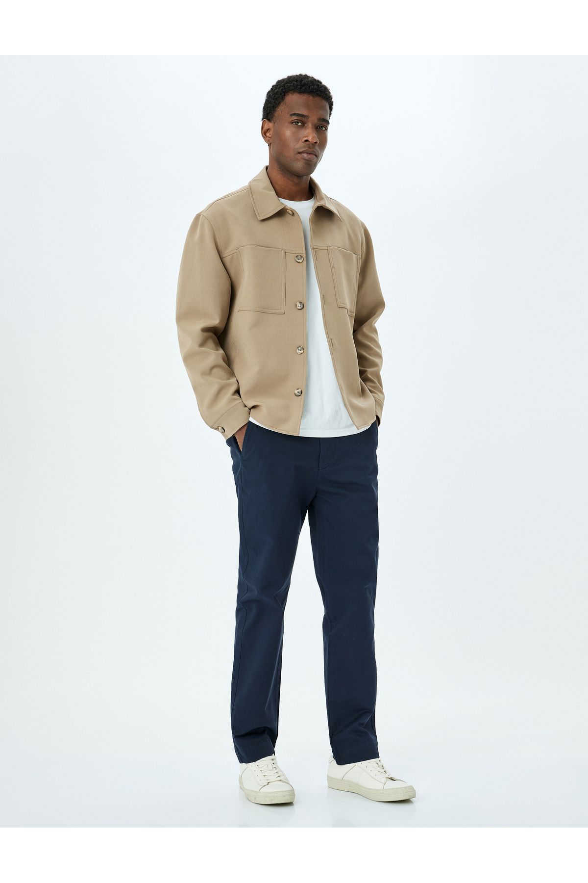 Koton Pamuklu Gabardin Cep Detaylı Chino Pantolon