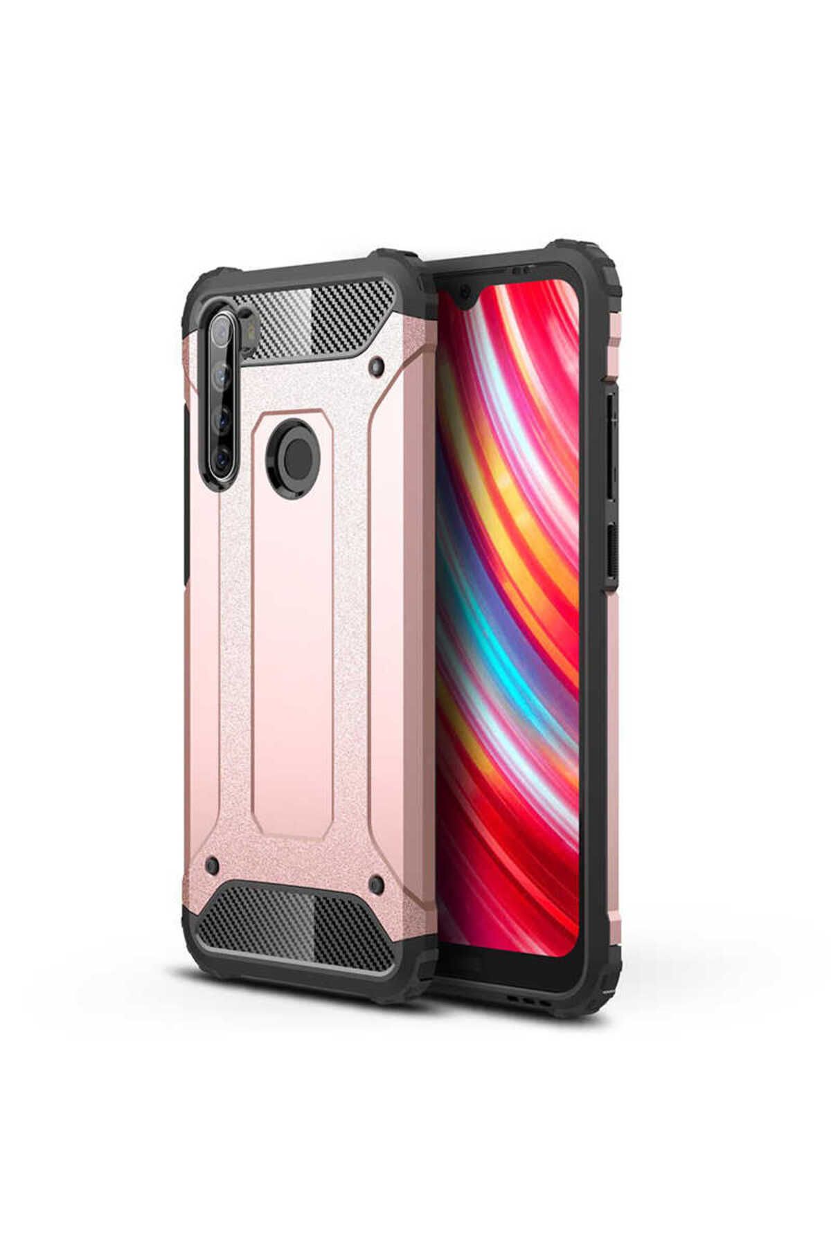 halkhouse Xiaomi Redmi Note 8T Kılıf Zırh Tank Sert Korumalı Silikon Crash Silikon Kapak