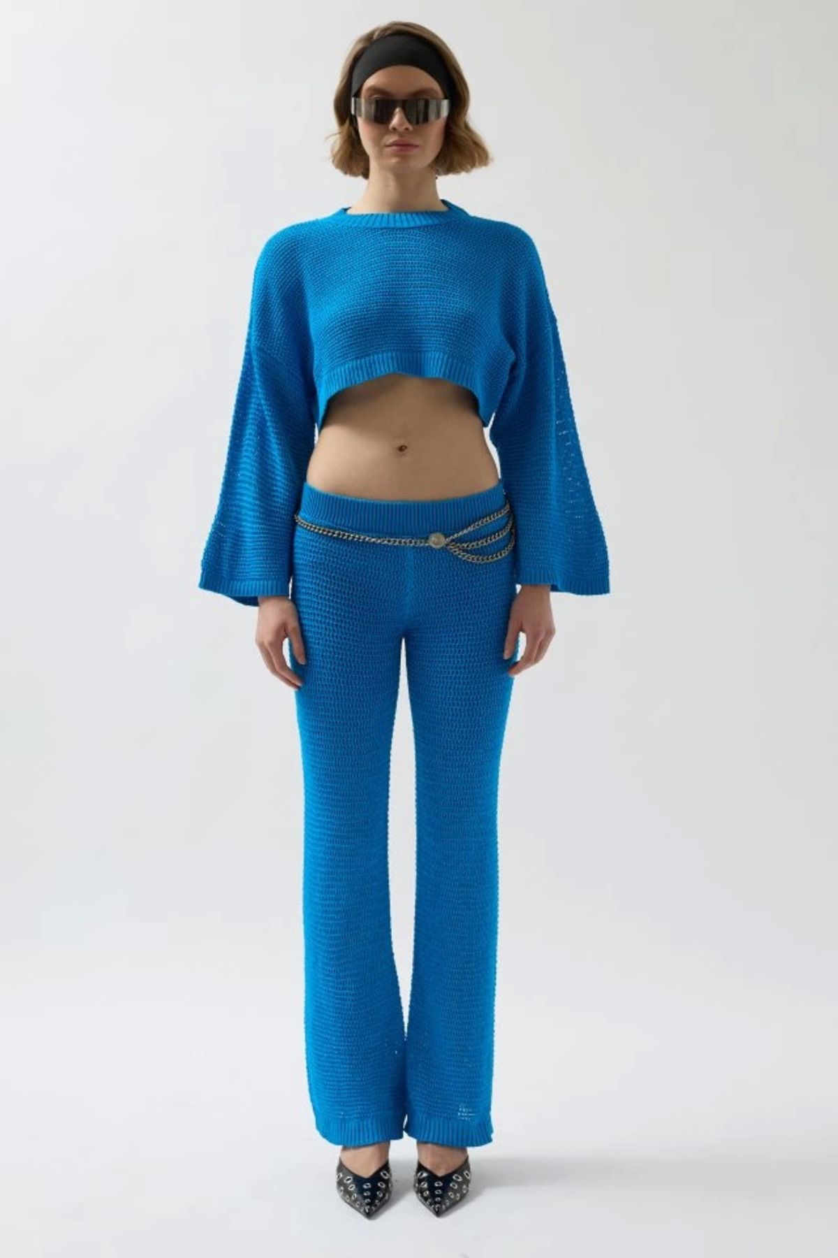 ZORM Oversize Triko Bluz Pantolon Takım