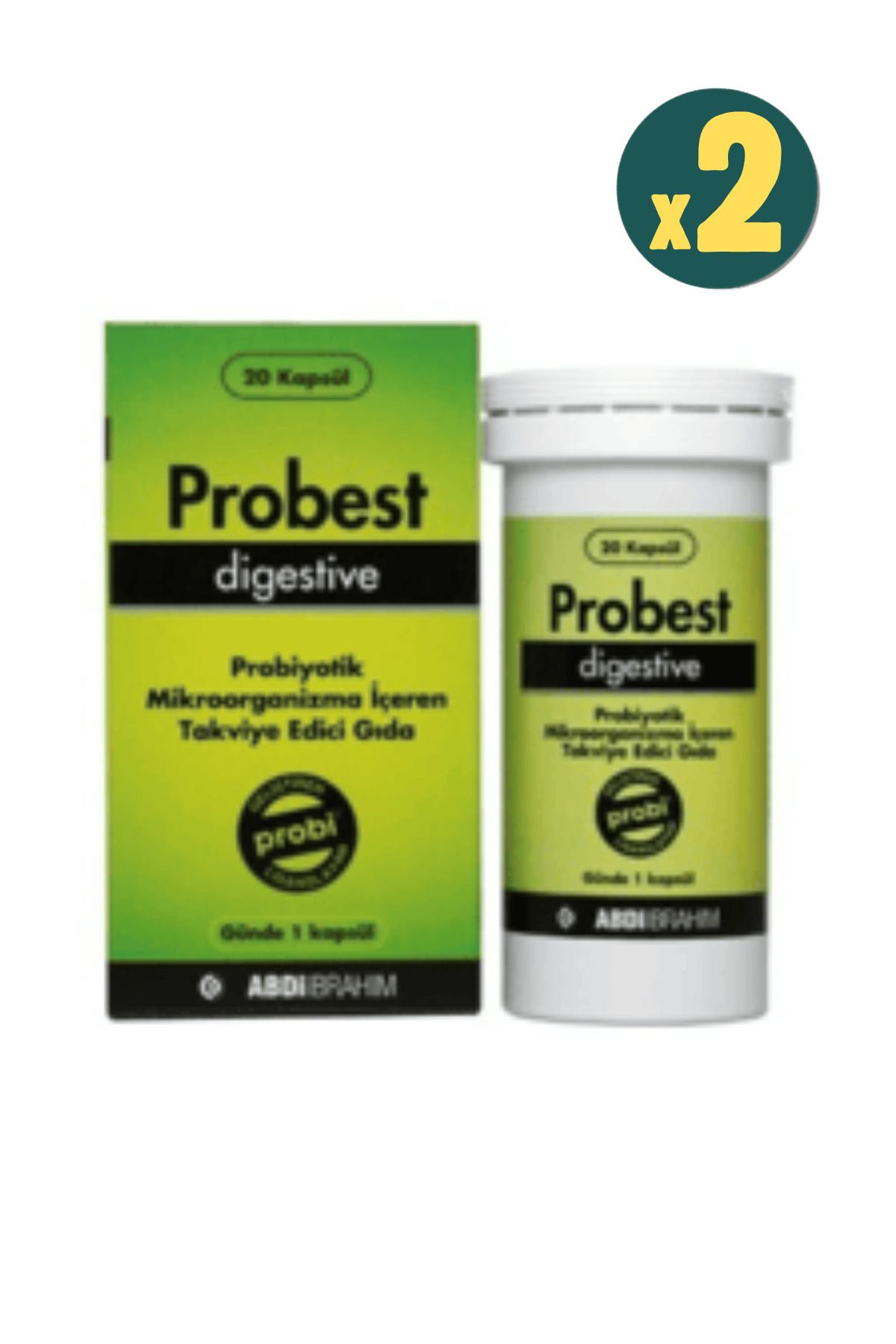 AKSU Pro-best Digestive Probiyotik 20 Kapsül 2 Adet