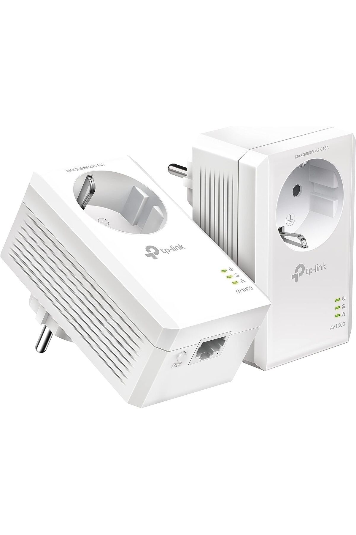 KDROĞLU plamystical TL-PA7017P KIT, AV1000 Gigabit Priz Soketli Powerline Adaptör Başlangıç Kiti newing