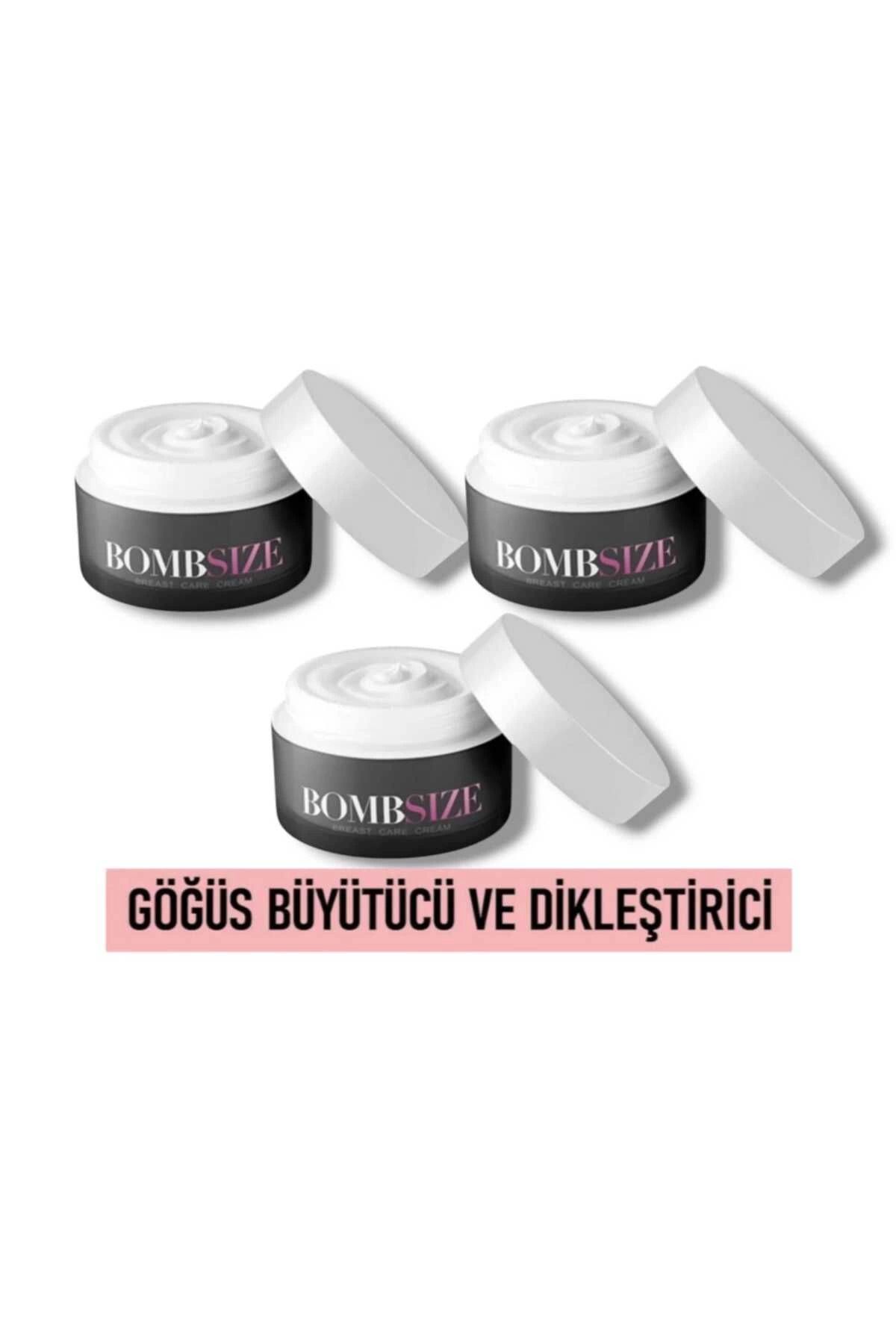 Modafiks Bombsize Kadınlara Özel Göğüs Geliştirici Dolgunlaştırıcı Sıkılaştırıcı Bakım Kremi 50 ML X 3 Adet