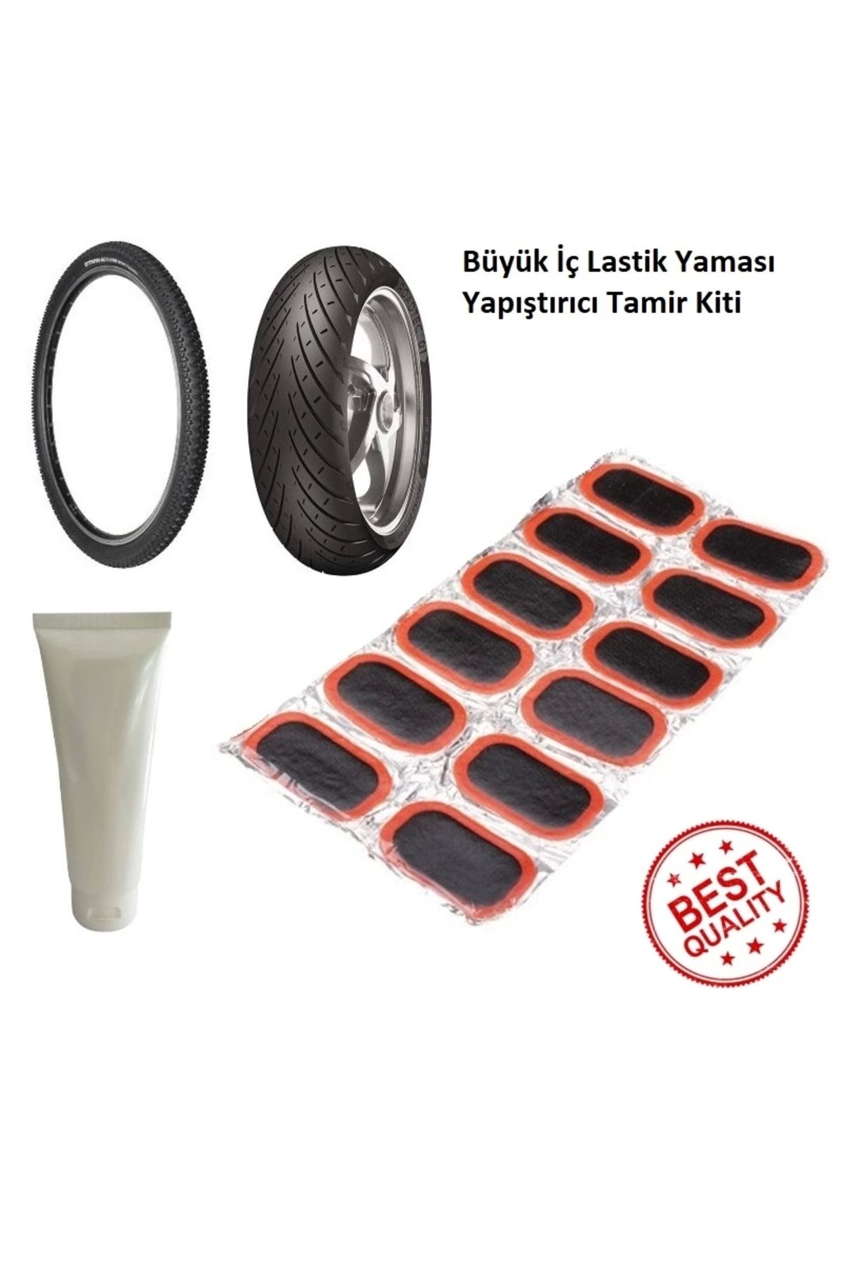 shop Büyük Lastik Yaması - Bisiklet - Motor Lastiği Yaması