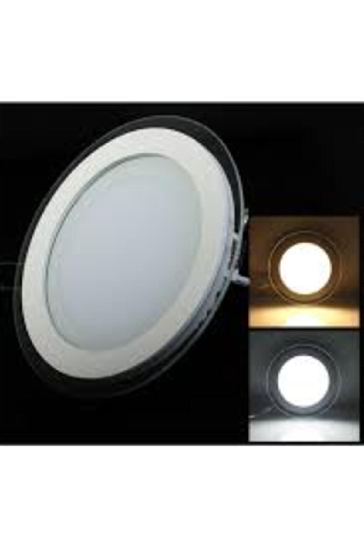 Cata 6W YUVARLAK SİLİM LED PANEL 3200K ( CAM ÇERÇEVELİ )