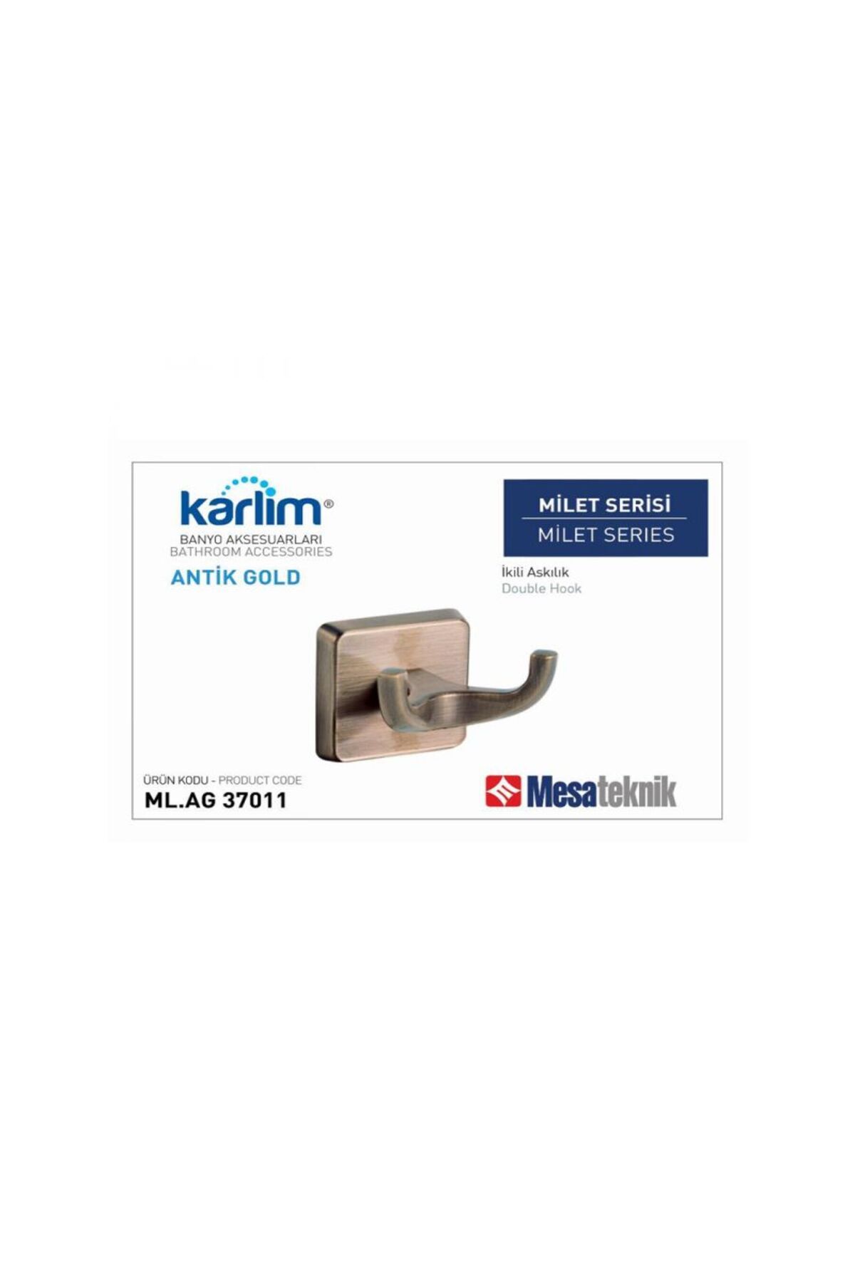Mesateknik MİLET ANTİK GOLD İKİLİ ASKILIK
