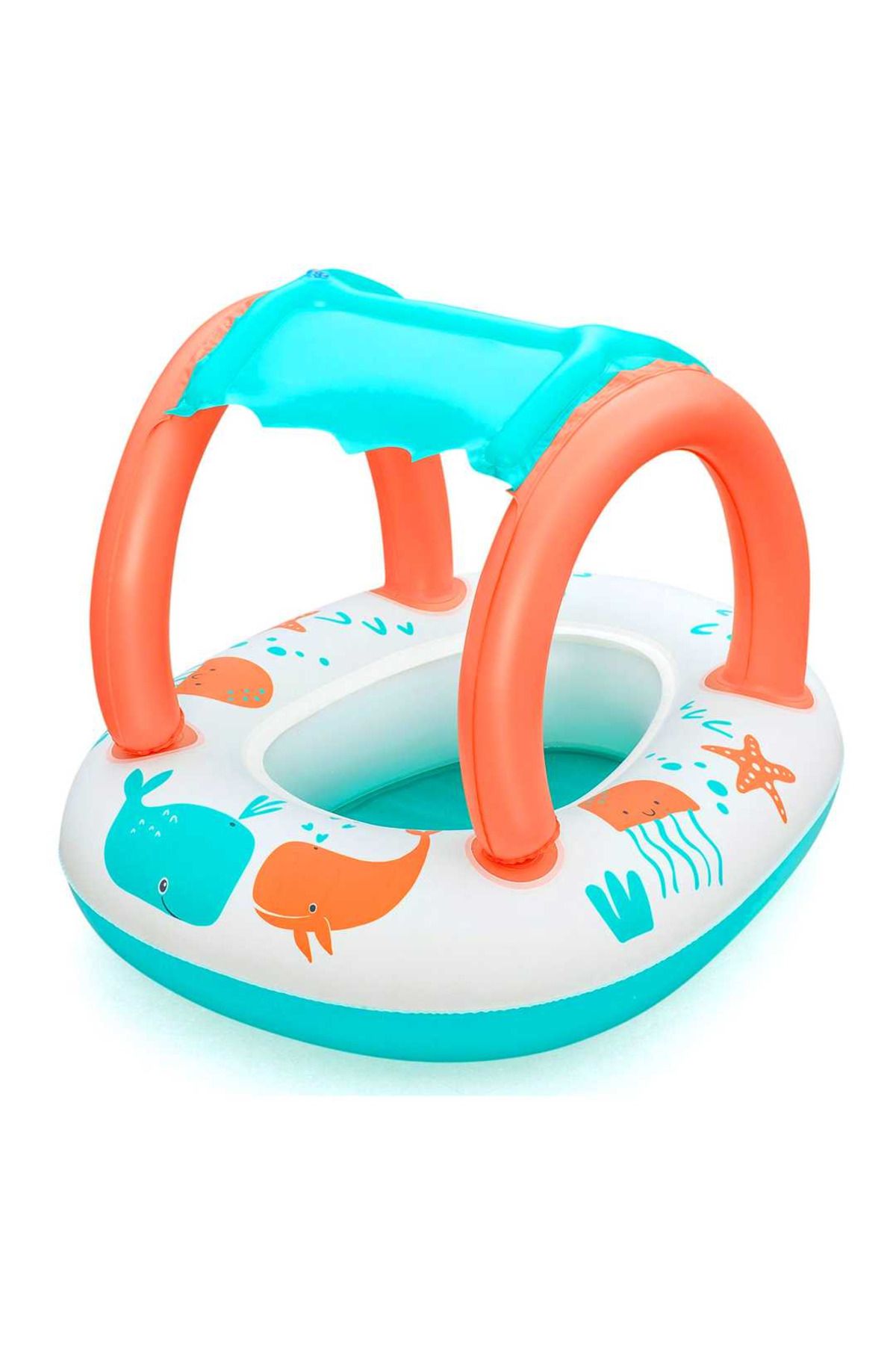 Art Tone COMFORT PLUSH SHADED BABY BOAT ŞEMSİYELİ ÇOCUK BOTU 84X67 CM 30 KG 3+
