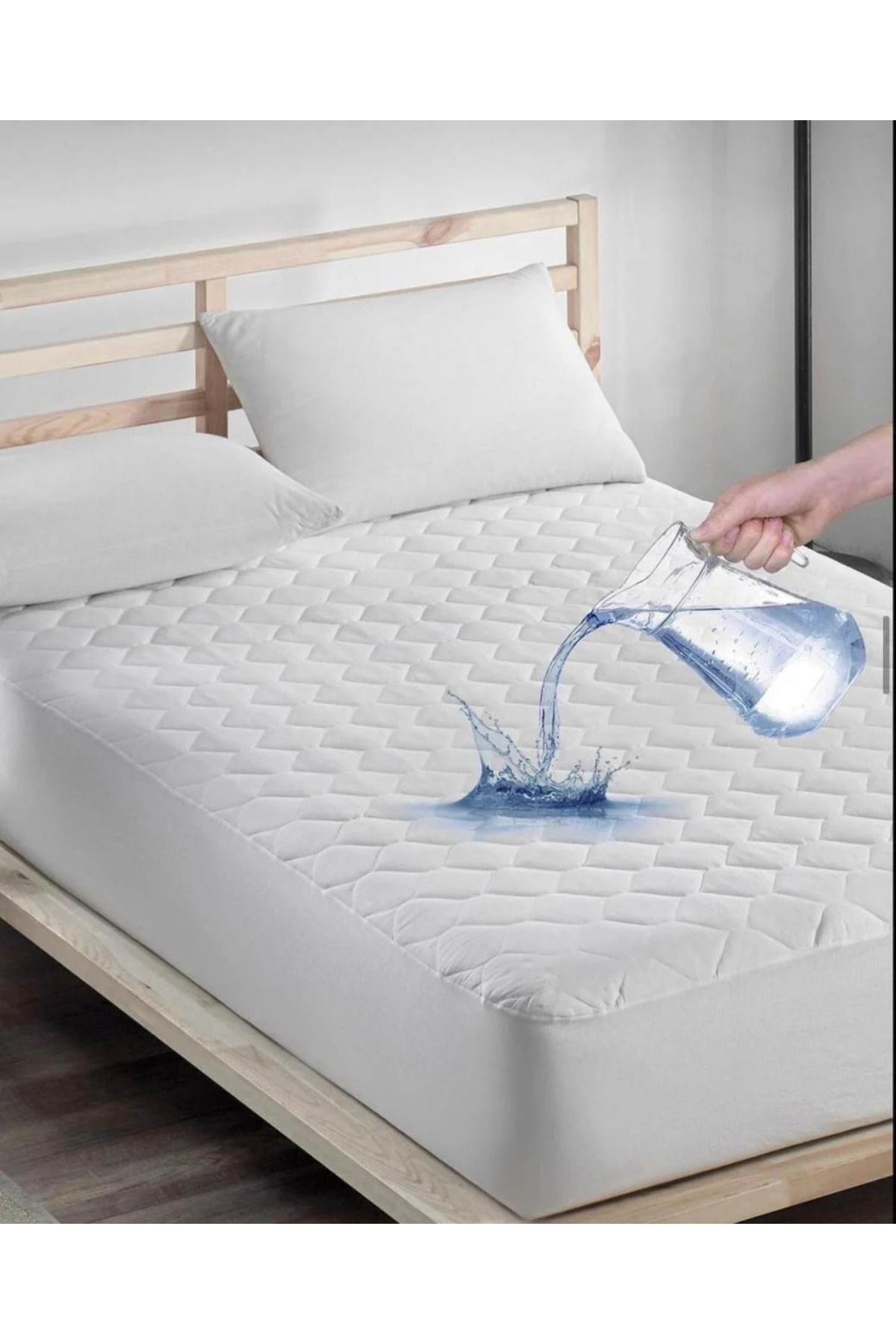 perland home - TEK KİŞİLİK Jakar Örme Yatak Alezi -