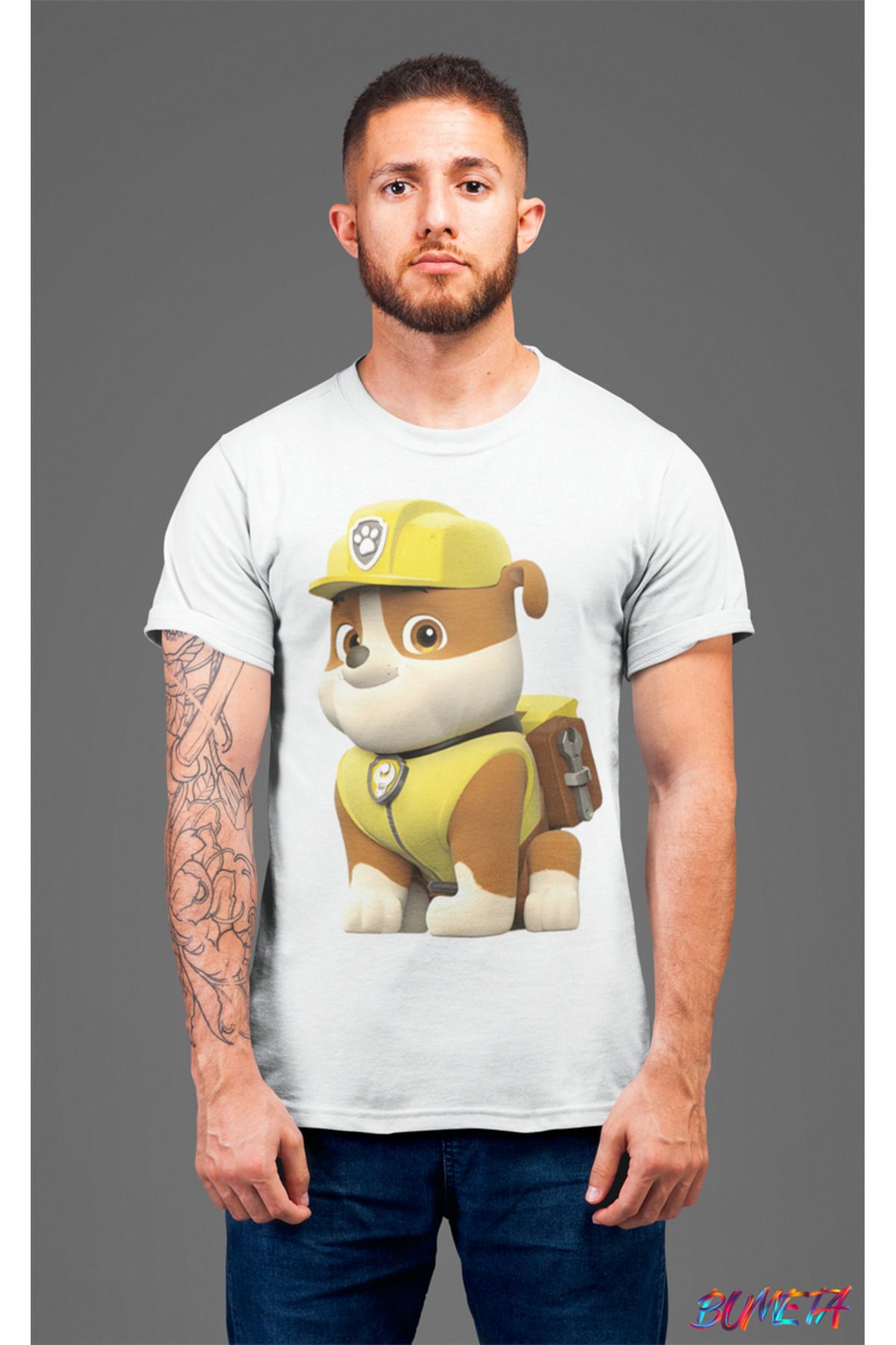 Bumeta Paw Petrol Rubble Karakter Characters Unisex Tişört T-Shirt