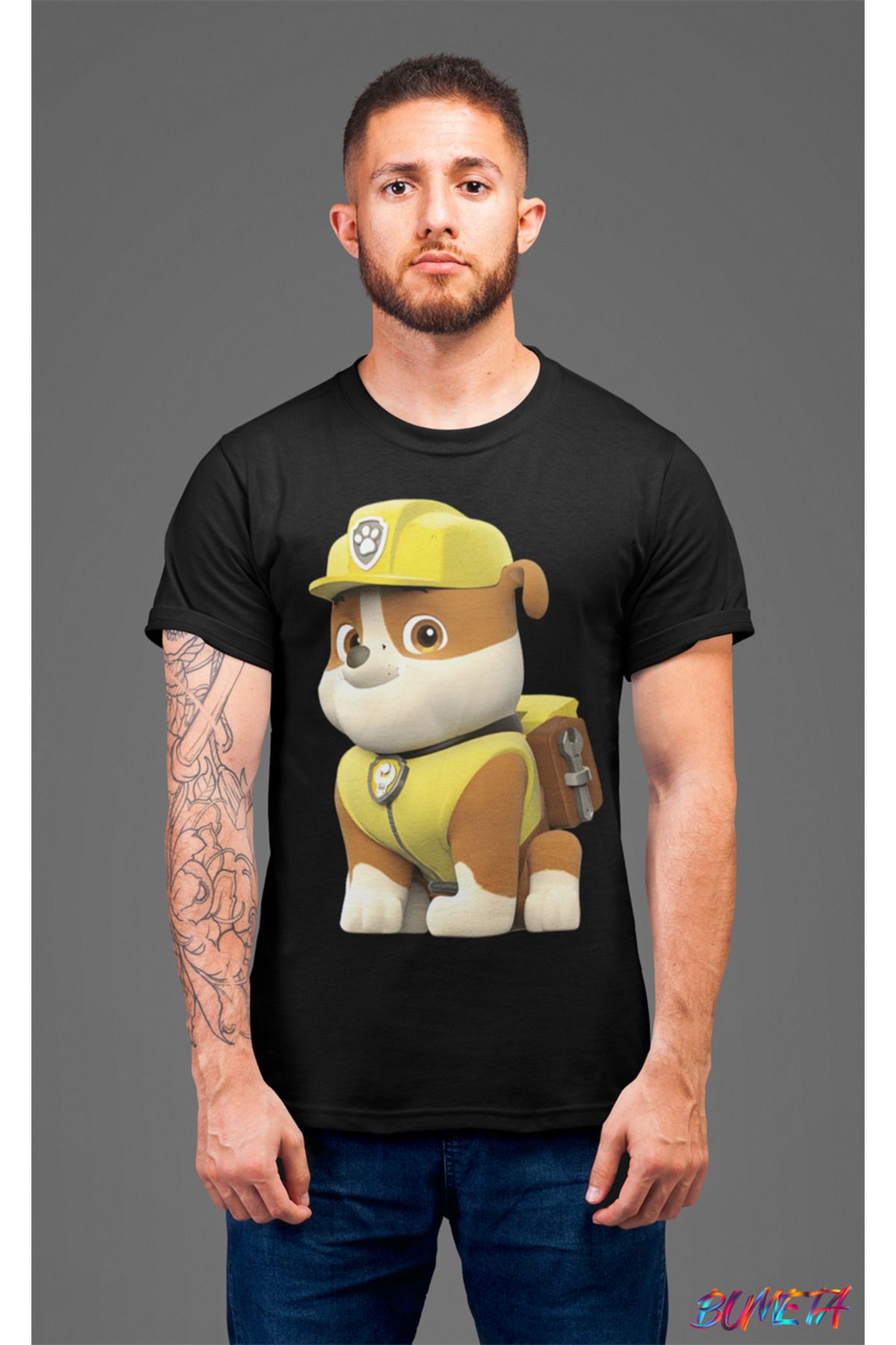 Bumeta Paw Petrol Rubble Karakter Characters Unisex Tişört T-Shirt