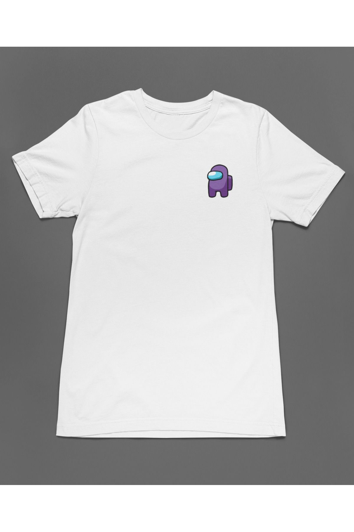 Bumeta Mini Imposter Mor Mürettebat AMONG US Unisex Tişört T-Shirt