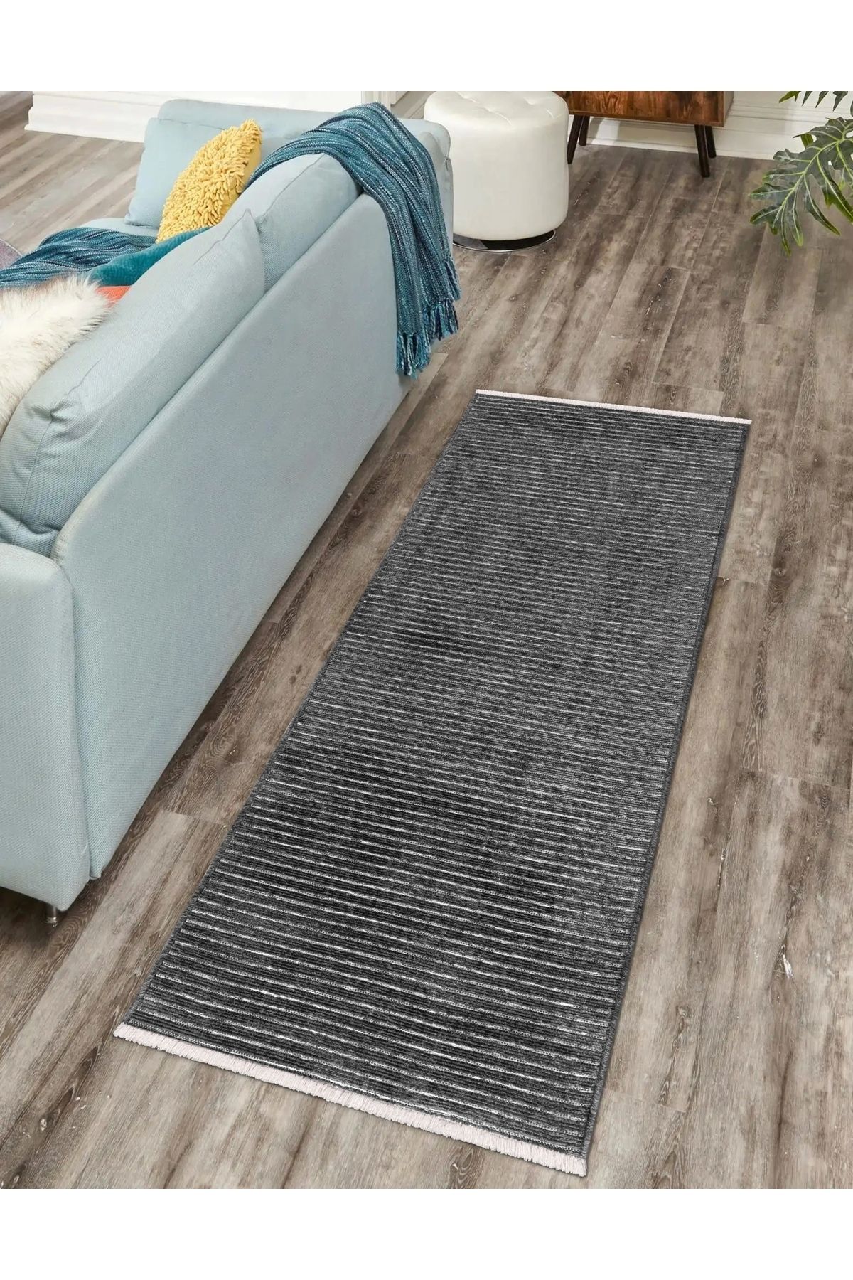 Rozen Home MALDİV Yıkanabilir Yolluk Kaydırmaz,Pamuk Dokuma,Premium Kalite Salon&mutfak&yemek Odası Kilimi