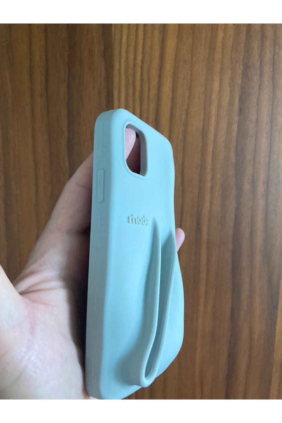 Newon İPHONE XR Rhode Lip Case Logolu Telefon Kılıfı Kapak Cover Case