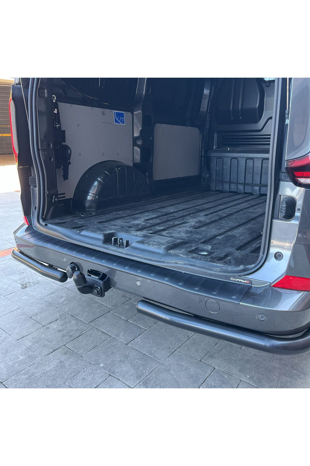 Cappafe Volkswagen T7 2022- Yılı ve Sonrası Uyumlu Arka Tampon Eşiği Mat