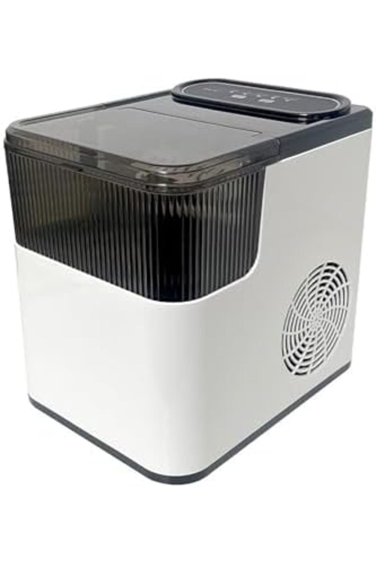 MACON-ASHLGQB Countertop Ice Maker, One-Click Operation Ice Machine, with Self-Cleaning, 12kg/24H, Removab 2