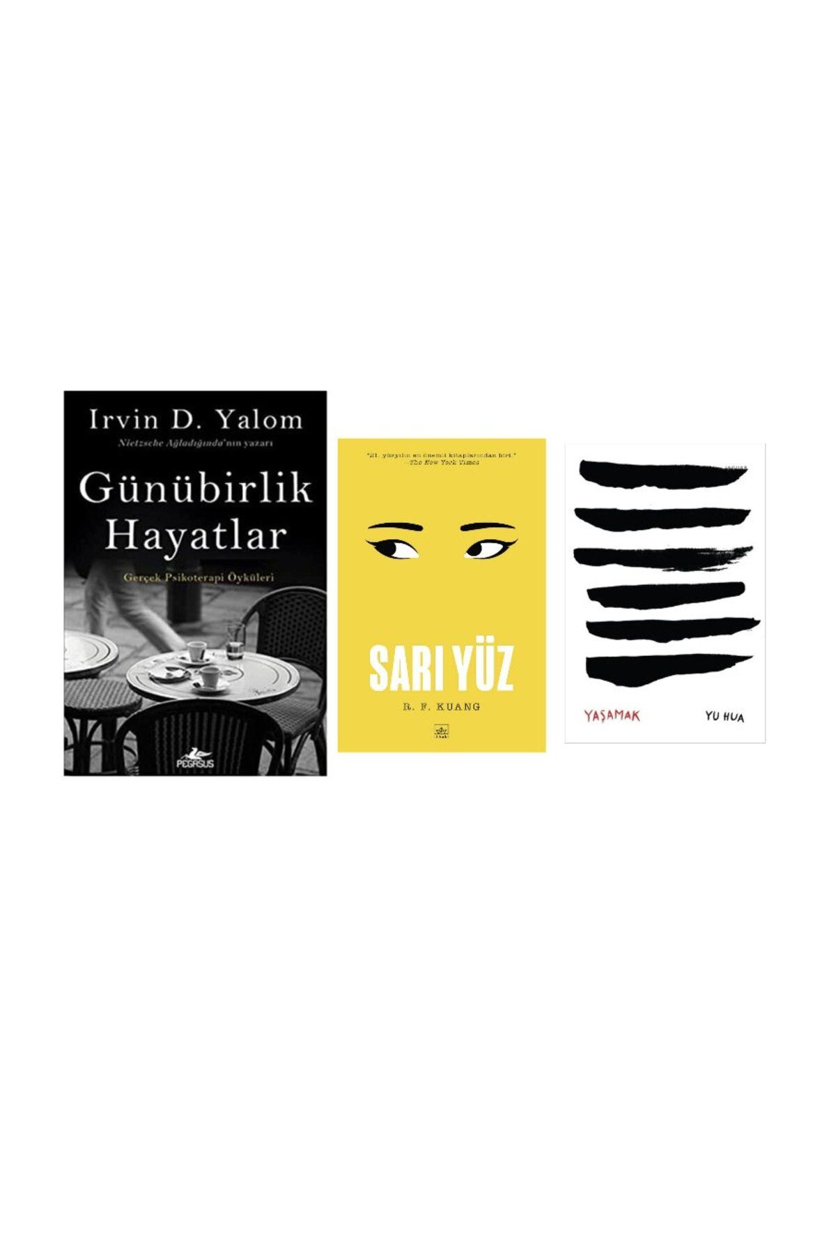 Can Yayınları gunubirlik hayatlar + sari yuz + yasamak = 3 set
