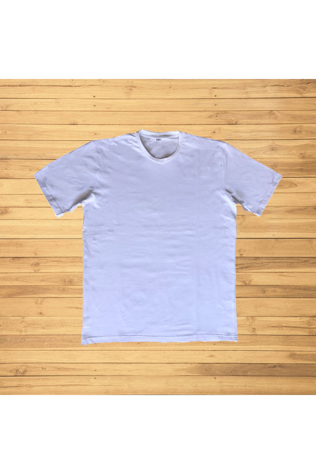 MYOCEAN ALABA BEYAZ RENK BASIC UNISEX T-SHIRT