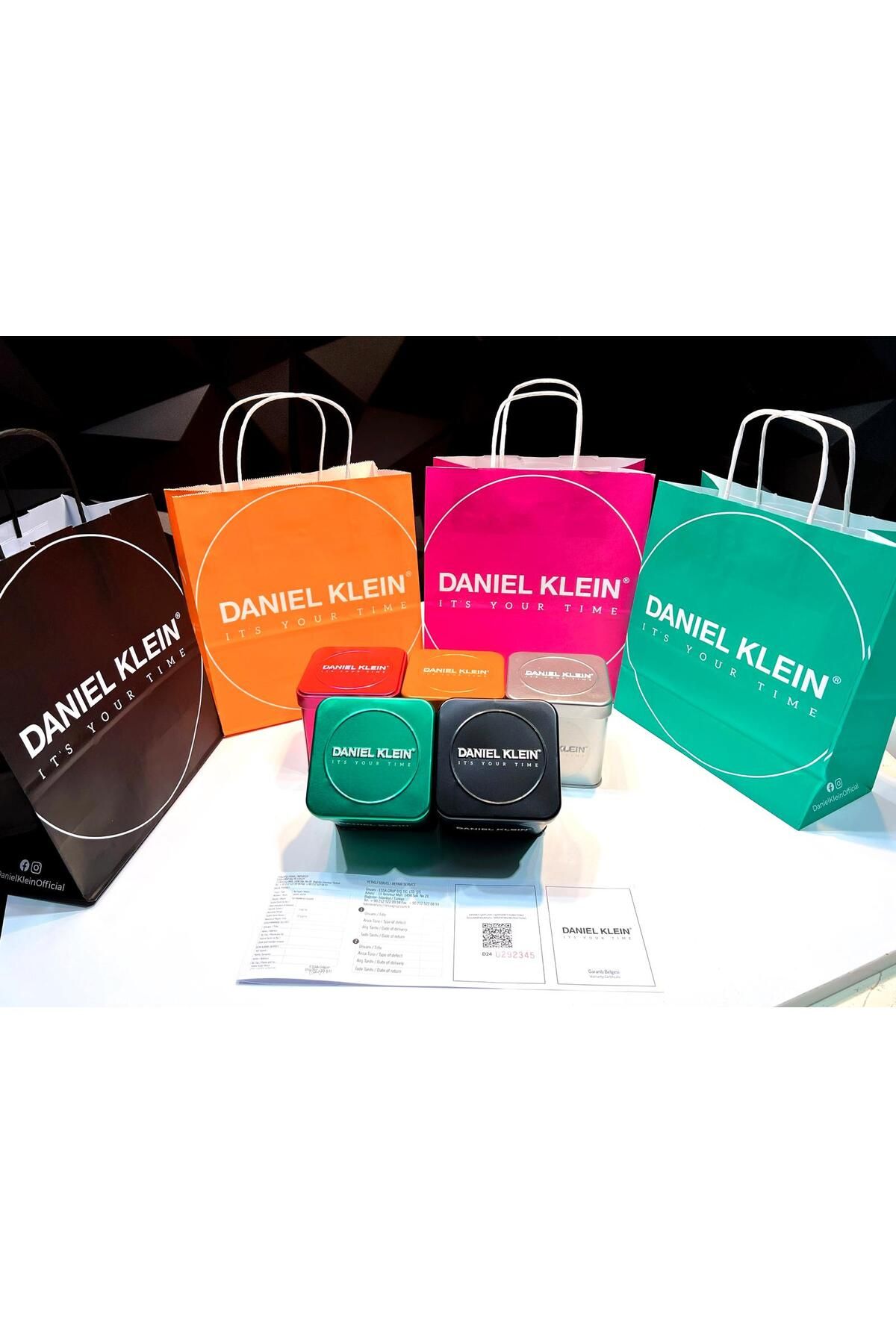 Daniel Klein-Steel Cord 30 Mt Water Resistant 2 Years Warranty Women's Wrist Watch+Bracelet Byn.10837.3 4