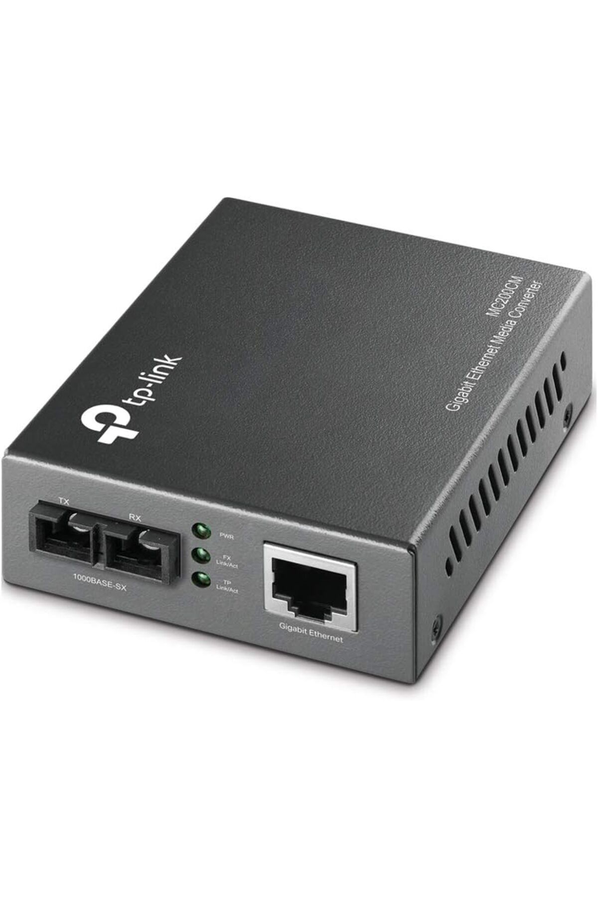 mazıdağı mazzıdağ MC200CM Gigabit Ethernet medya dönüştürücü, 2 SC fiber bağlantı noktası, 1 RJ45