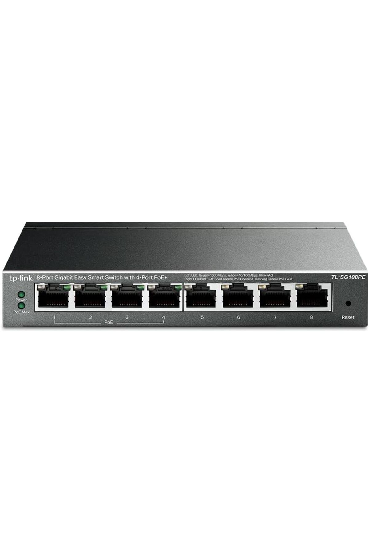 mazıdağı mazzıdağ TL-SG108PE, 8 Port Gigabit / 4 Port POE Smart Switch new store 1133631