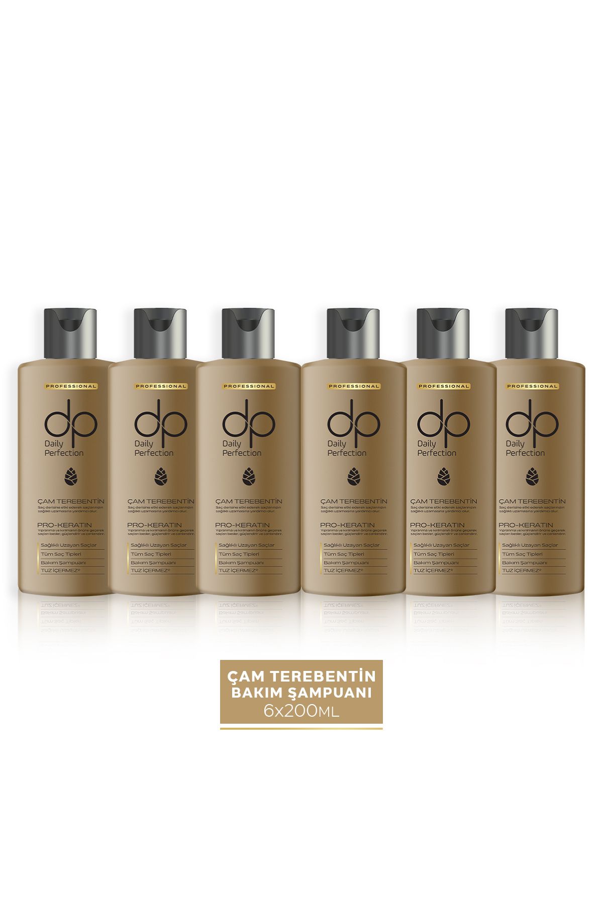 dp Daily Perfection Şampuan Çam Terebentin 200 ml X 6 Adet