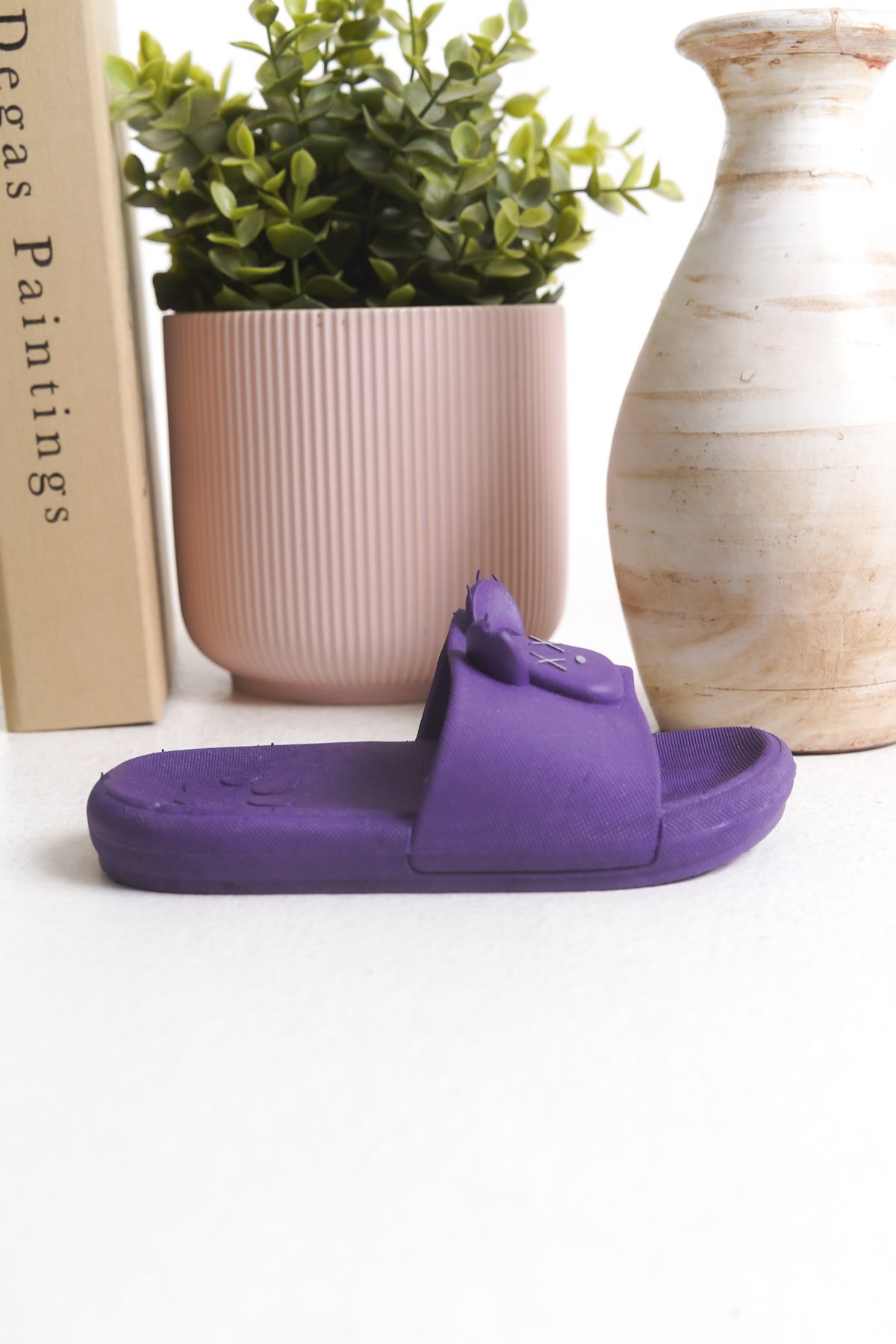 JAKJOUR-Girl's Slippers Lilac Non-Slip Sole Animal Figured Daily Comfortable Useful Sports 4