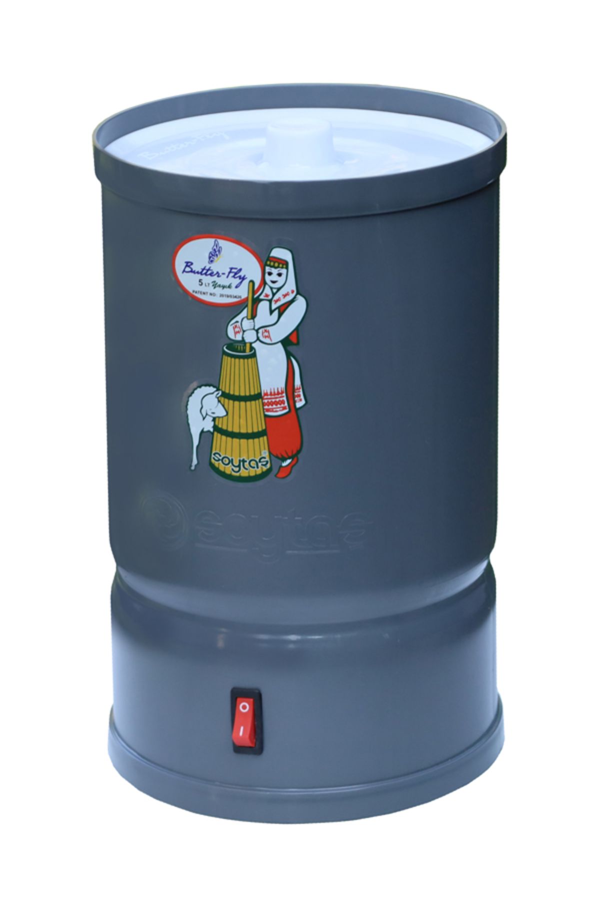 SOYTAŞ Butter-fly 5 Litre Mini Ev Tipi Tereyağı Yayık Makinesi Pprc