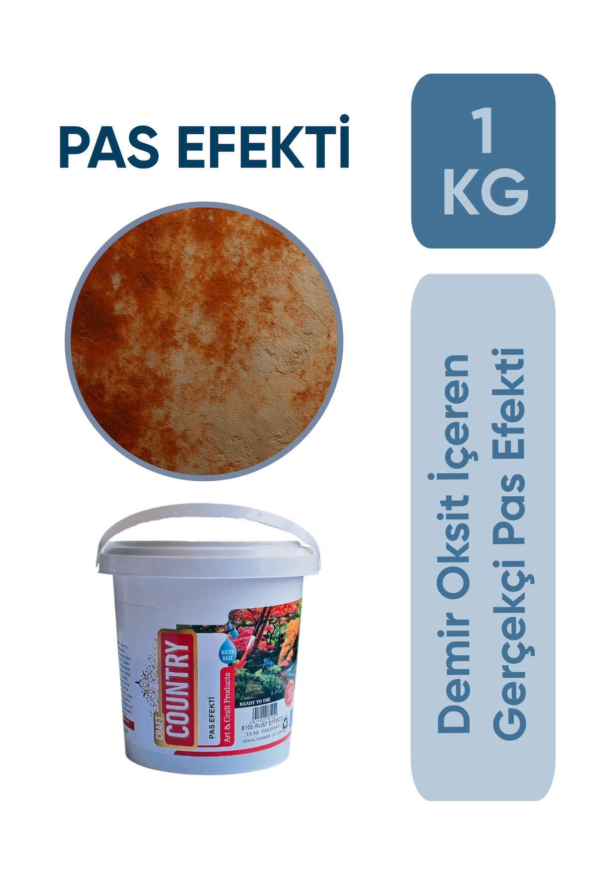 Craft Country Pas Efekti + Pas Aktivatörü 1KG