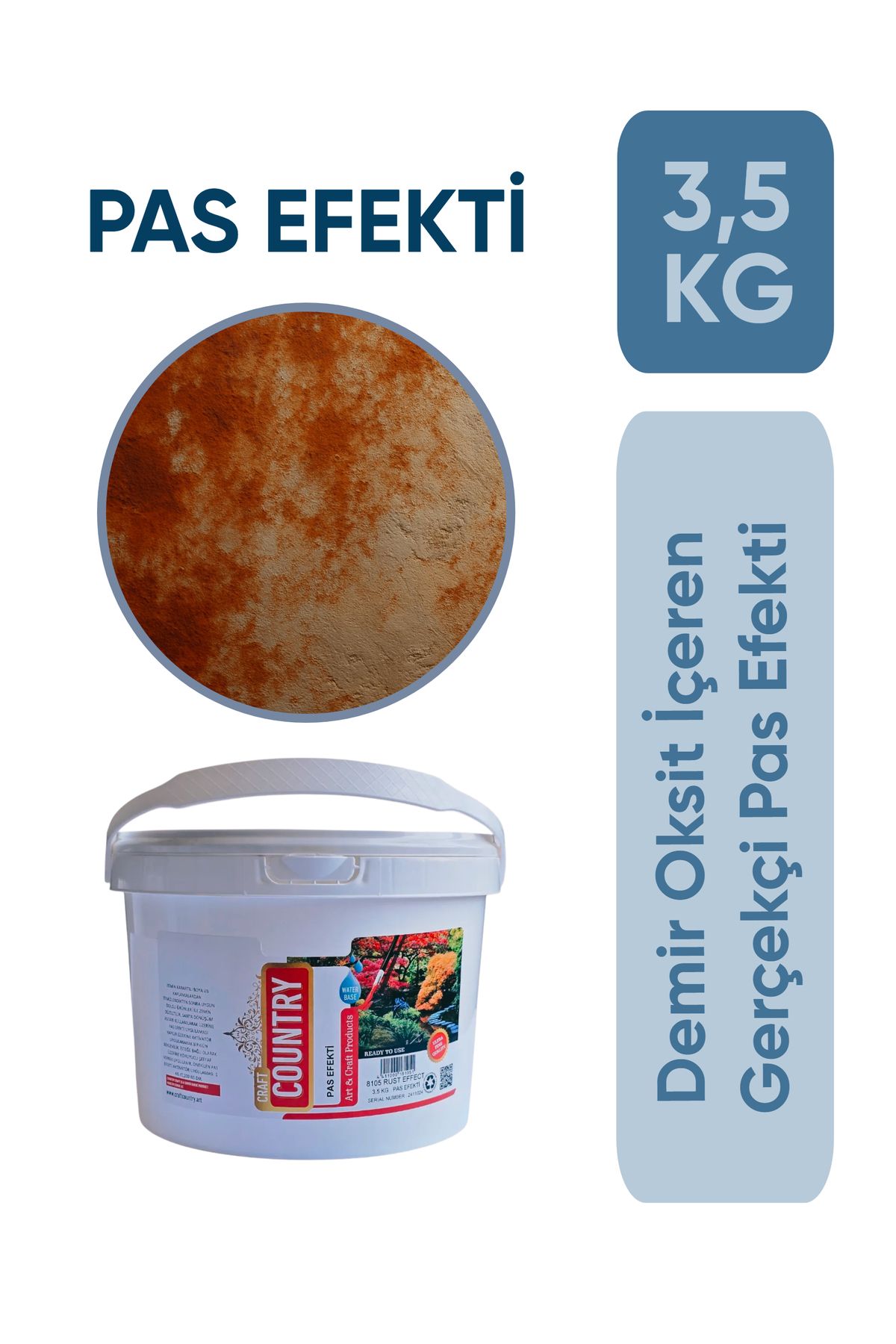 Craft Country Pas Efekti + Pas Aktivatörü 3,5KG