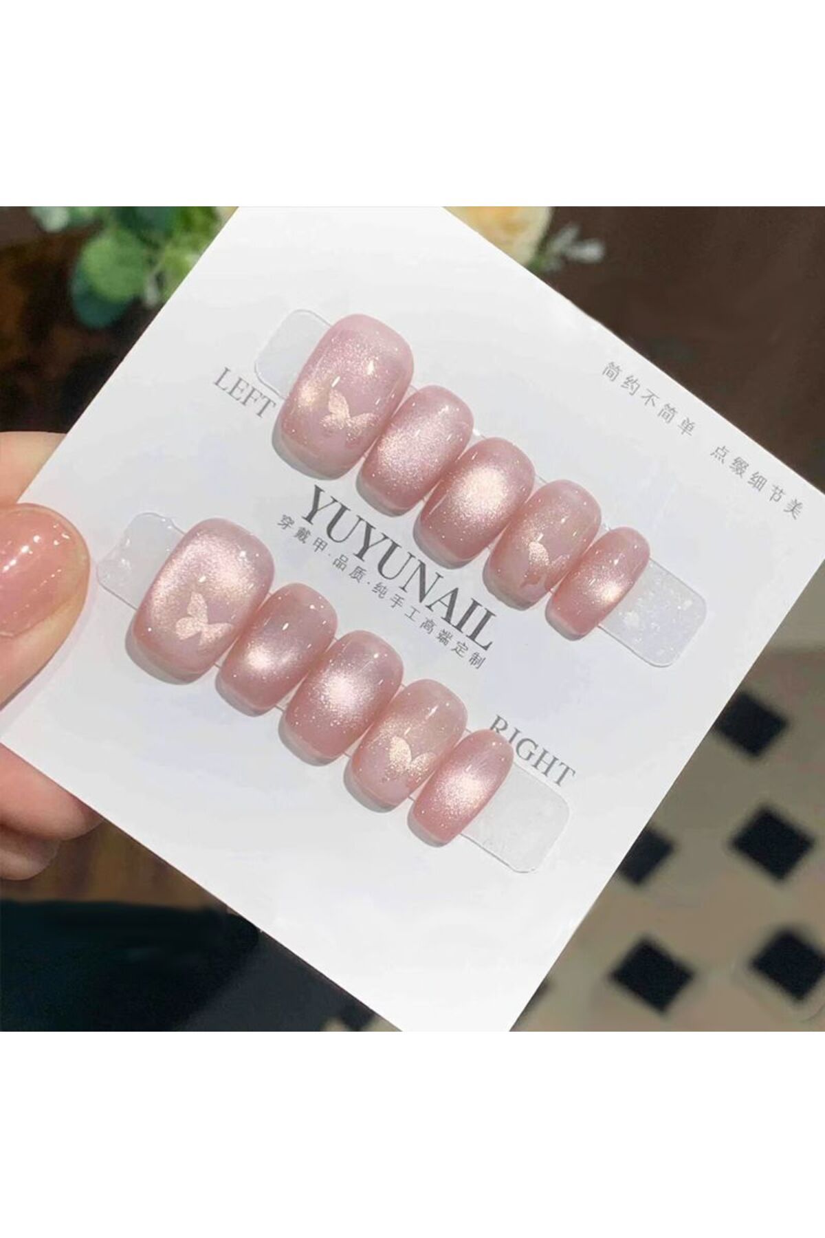 nails bibibu Takma tırnak seti zararsız yapıştırıcı