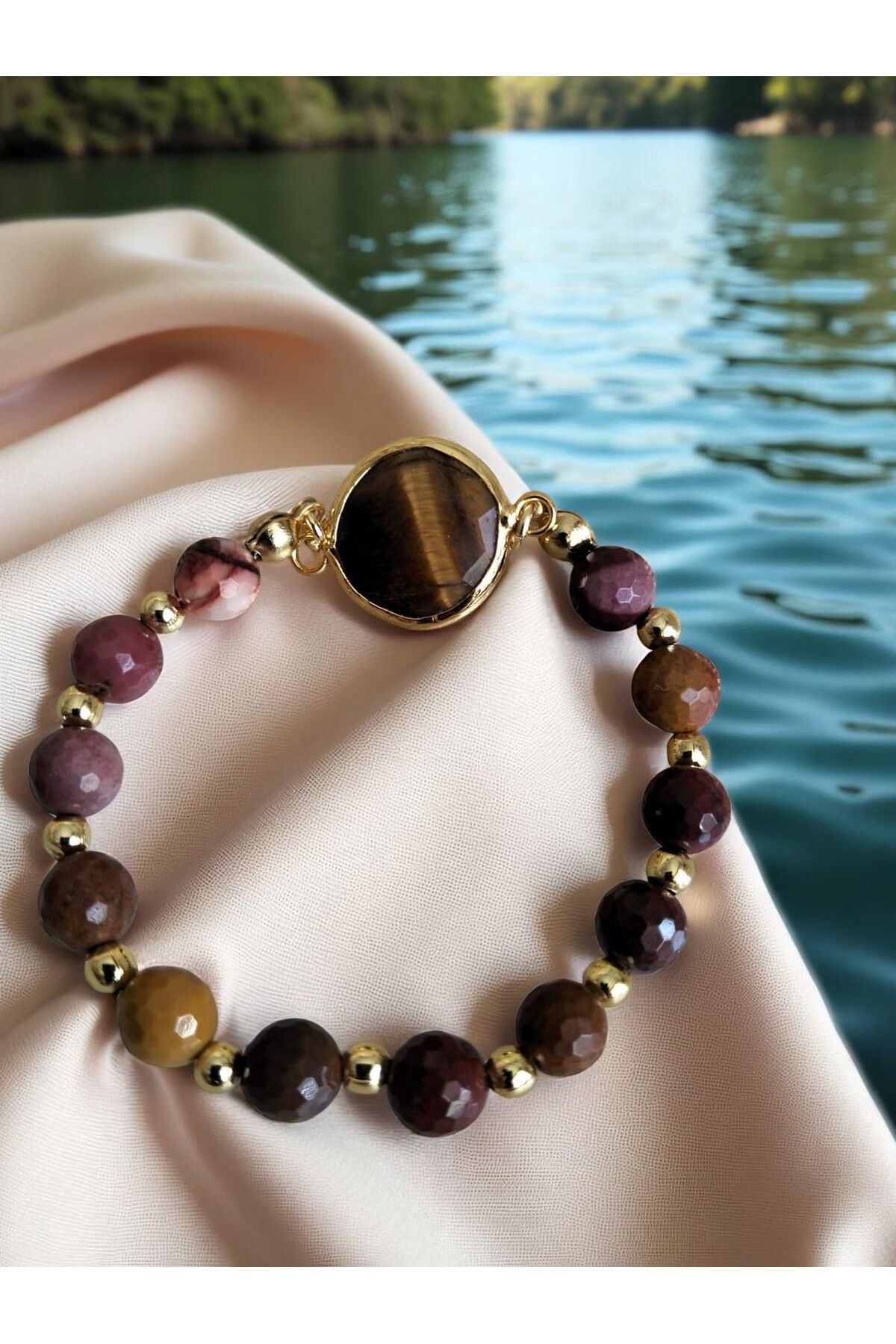 CLOVER JEWELRY doğal taş bileklik