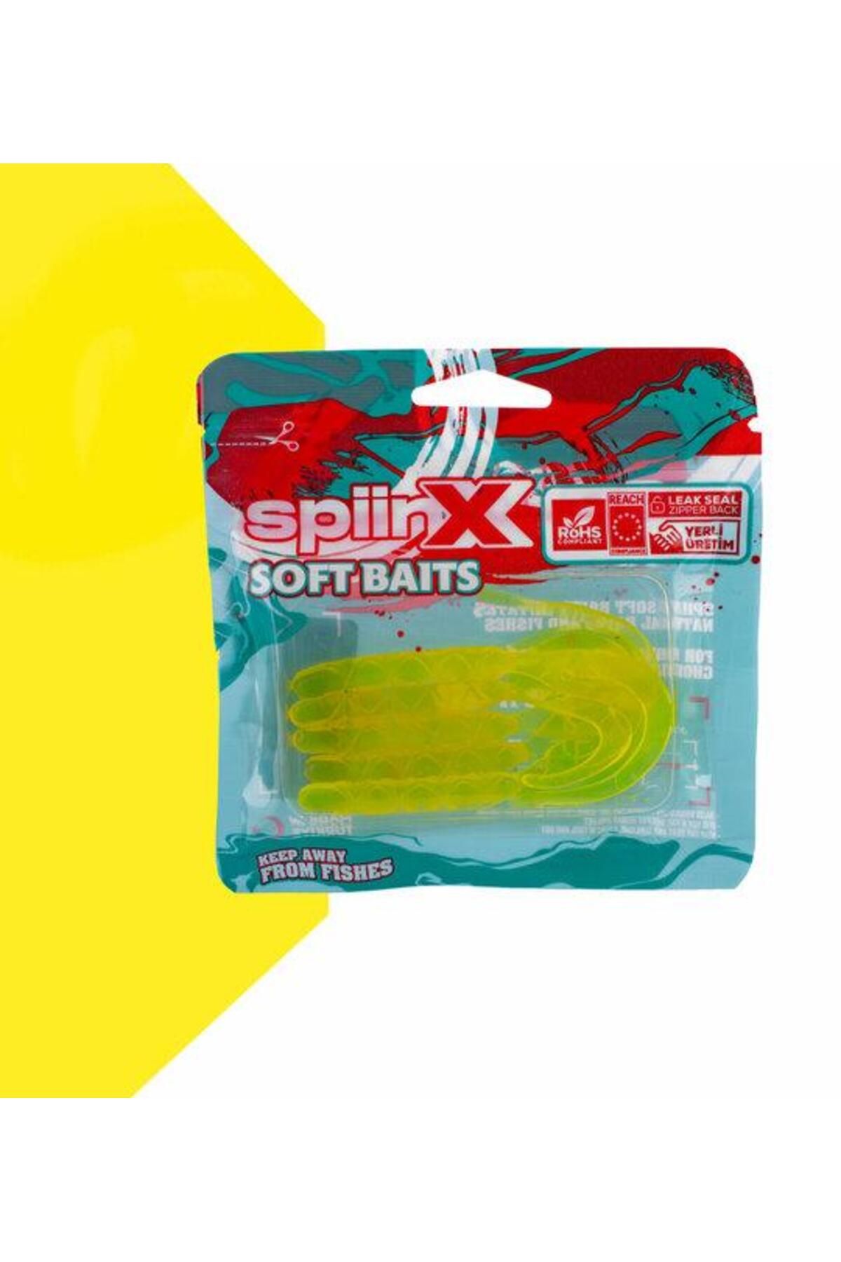 SpiinX Bendura 9,5CM 5P Silikon Yem - ICE CREAM