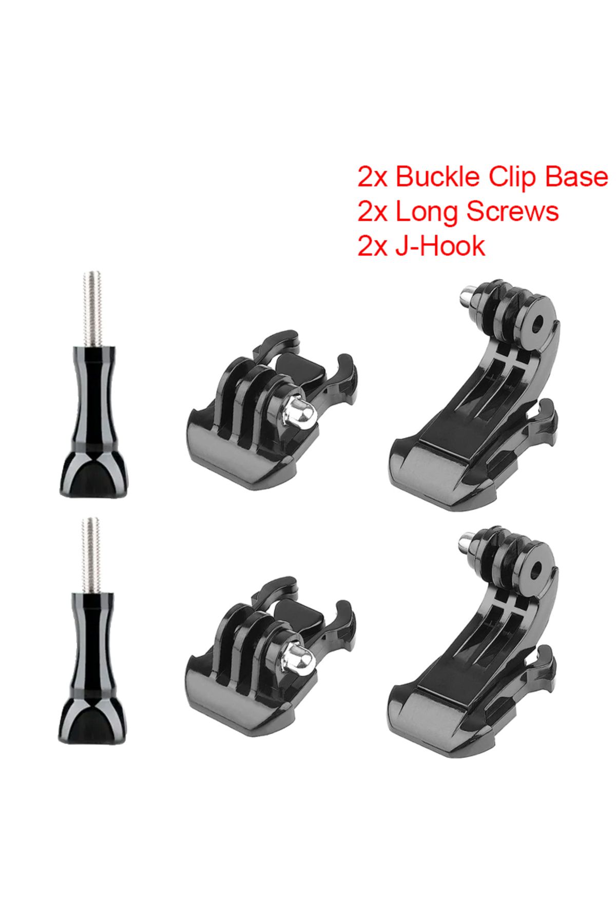 Choice-C J Hook Quick Release Mount Base Screw For GoPro Hero 12 11 10 9 8 7 6 5 SJCAM Insta360 X2 X3 DJI . 1