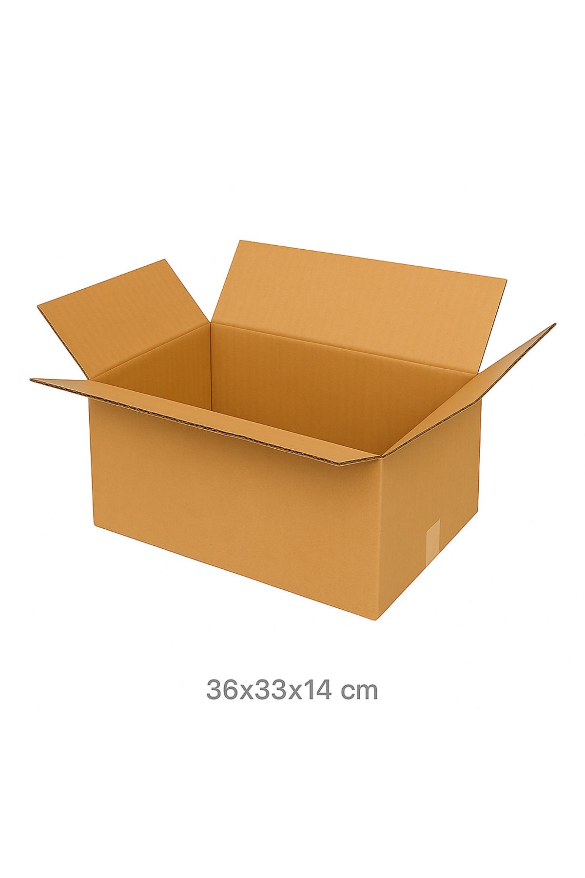Nisma Ambalaj Orta Boy Taşıma Kolisi Çift Oluklu 36x33x14 - 10'lu