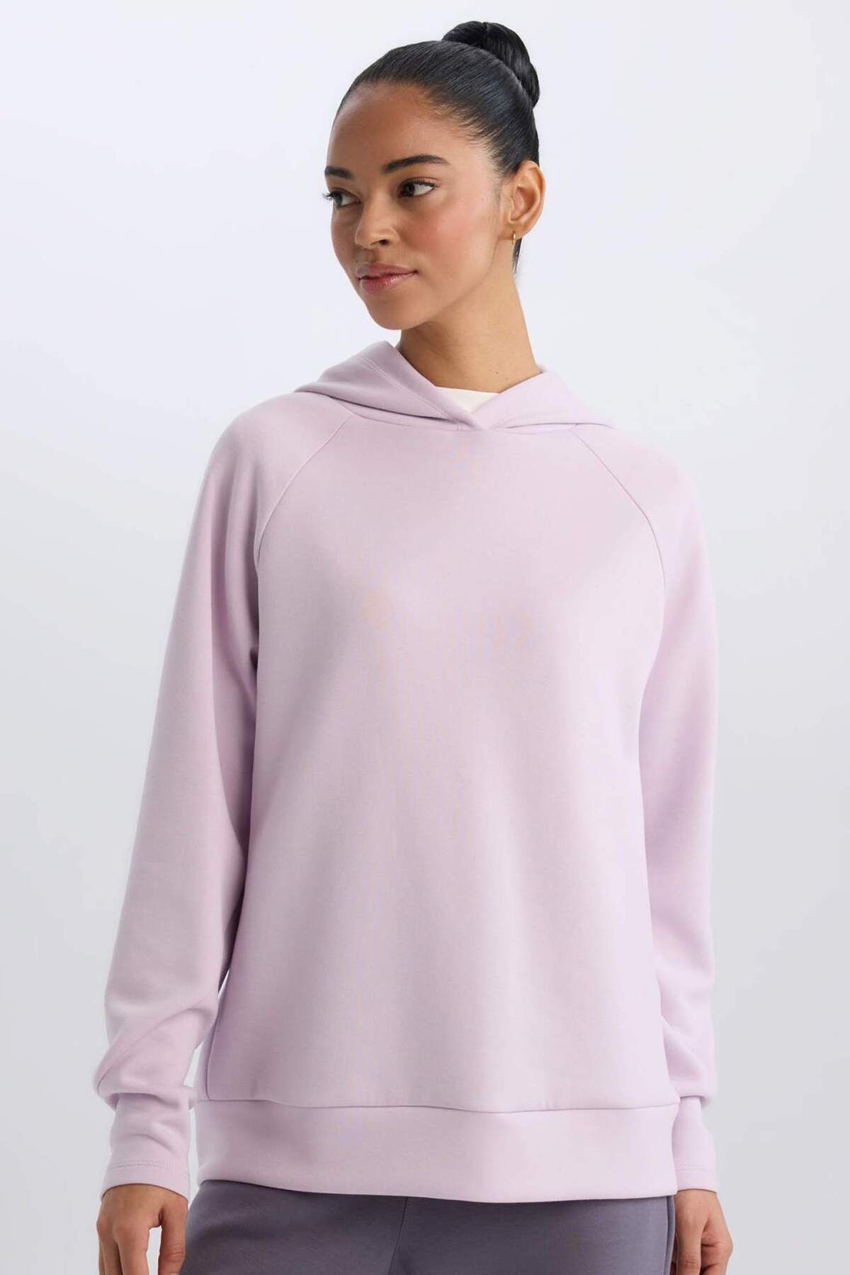 DeFacto DeFactoFit Standart Fit Kapüşonlu Sporcu Sweatshirt D2589AX24AU