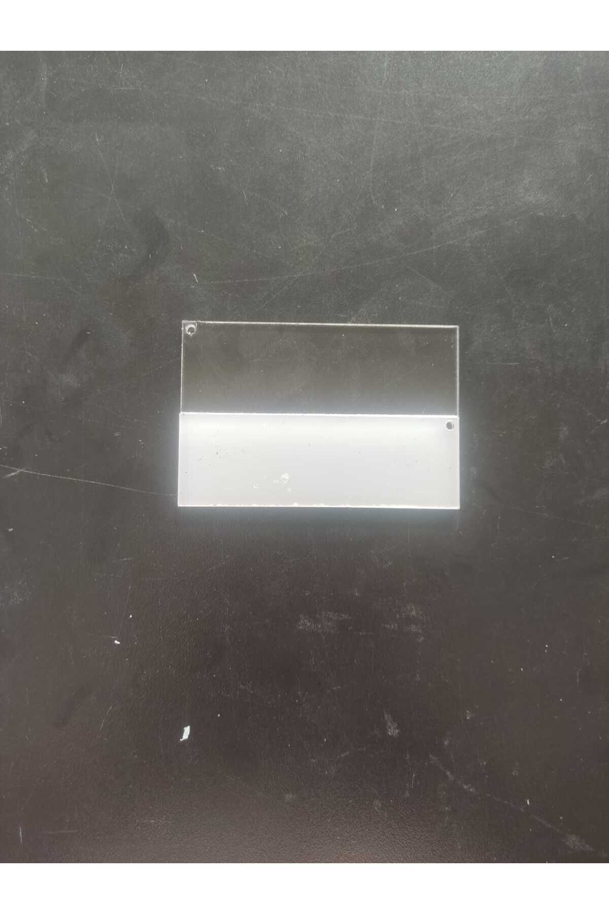 HEROPLEKSİ HEROPLEKSİ ŞEFFAF PLEKSİ (100ADET) EN:2.5 CM BOY: 7.5 DİKDÖRTGEN DELİKLİ SÜSLEMEYE UYGUN