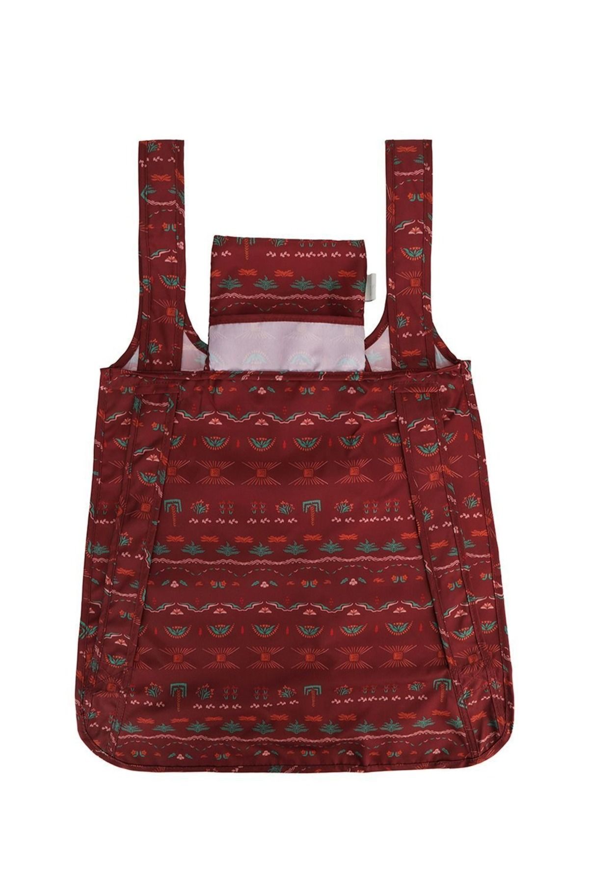 Shababuna X Hnak-Foldable Multi-use Bag - Red & Multicolor 5