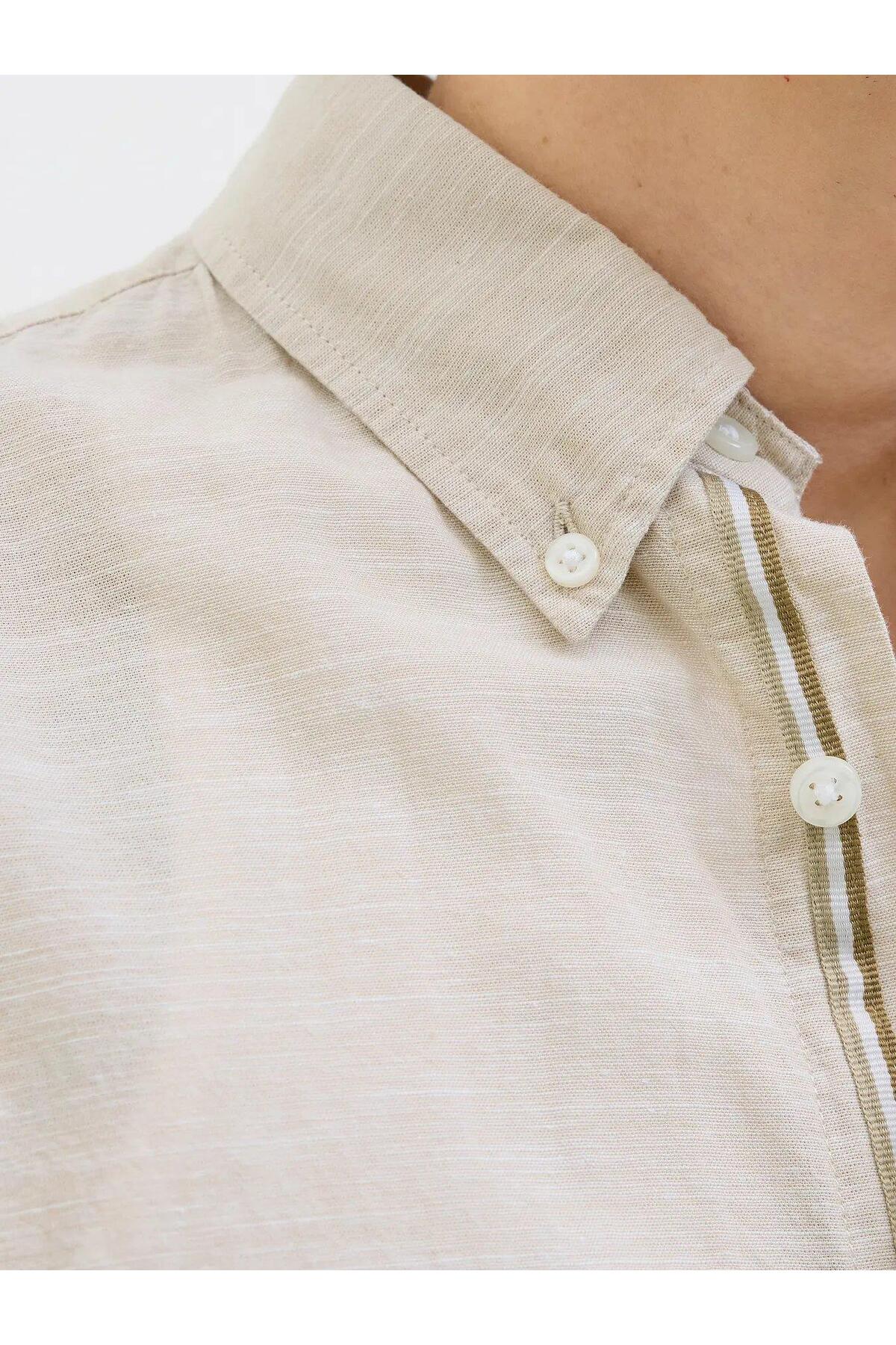 پیراهن مردانه راسته آستین کوتاه | جک اند جونز Jack & Jones 12276814-WH - تصویر 5