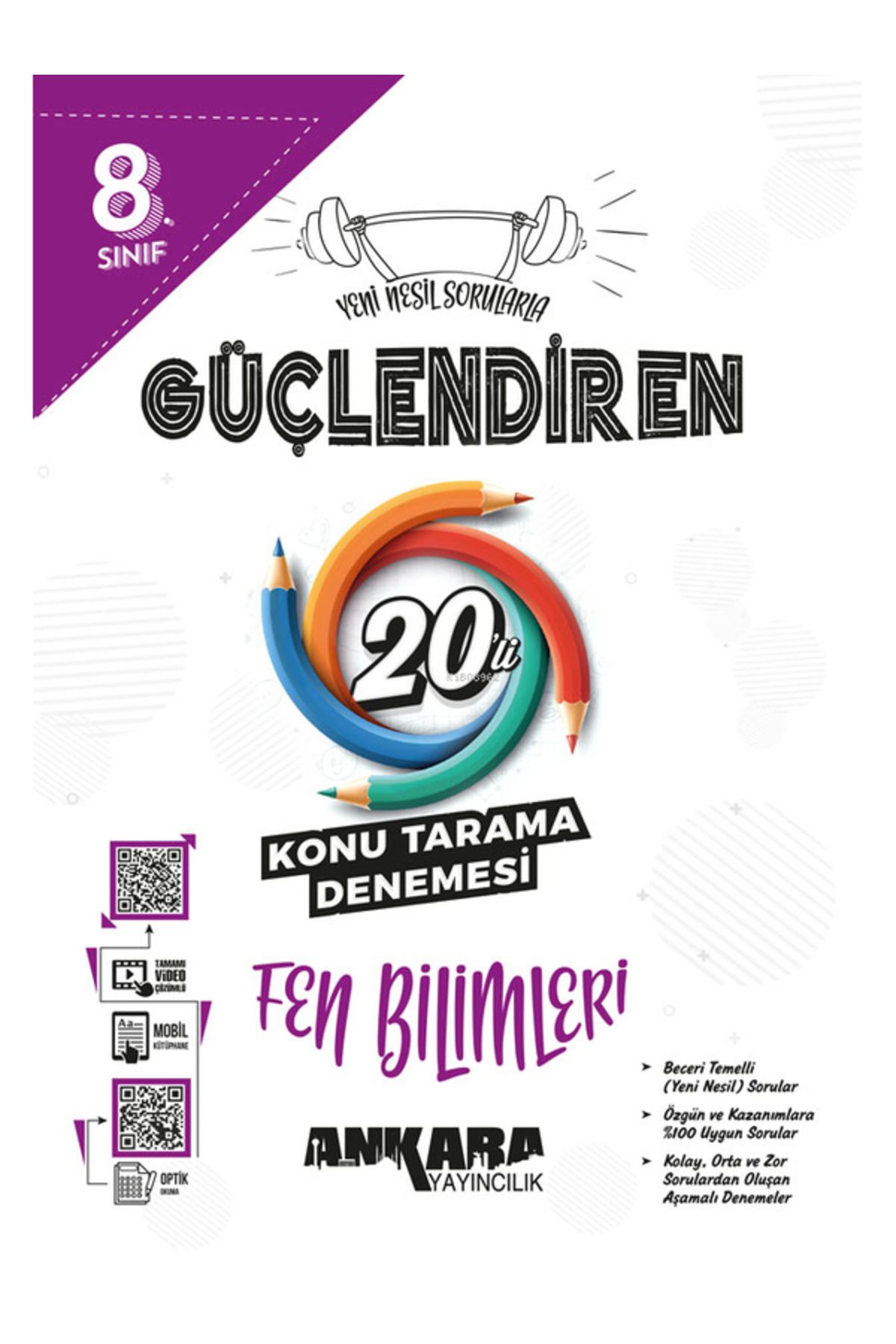 kitabın başkenti ankara yayıncılık 8.⁠ ⁠Sınıf Güçlendiren Fen Bilimleri 20'li Konu Tarama Denemesi