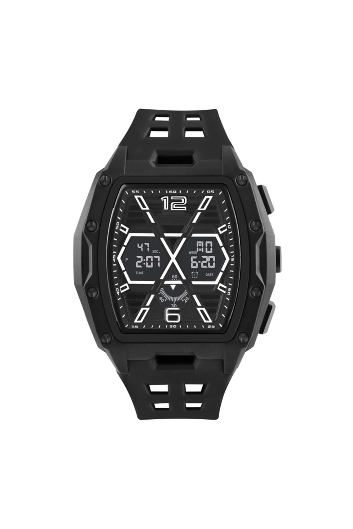 SPECTRUM PREMİUM Spectrum Premium Silikon Kordon Su Geçirmez Unisex Dijital Kol Saati