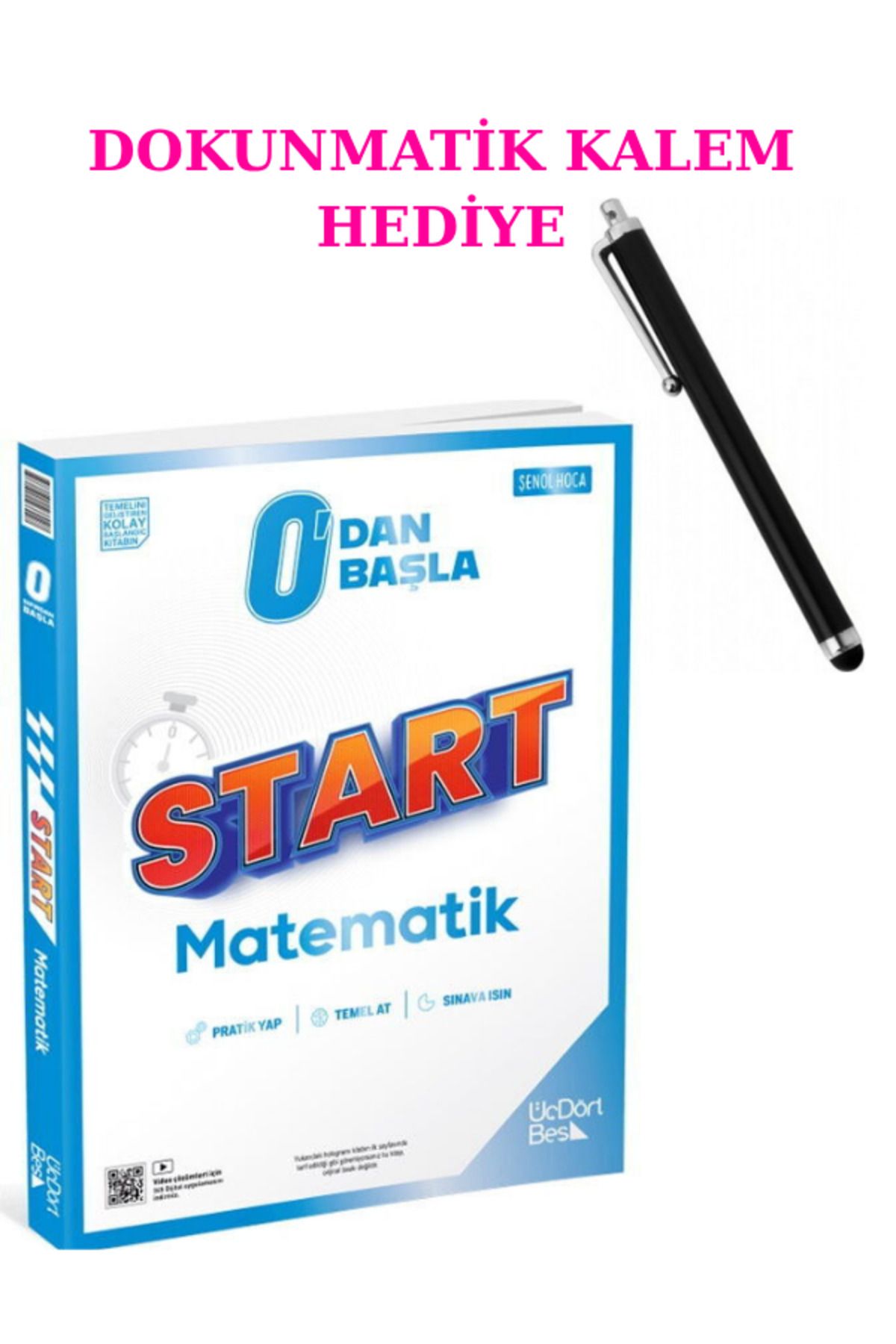 Marsis Yayınları ÜçDörtBeş 0 Dan Başla Start Matematik 2025 + DOKUNMATİK KALEM