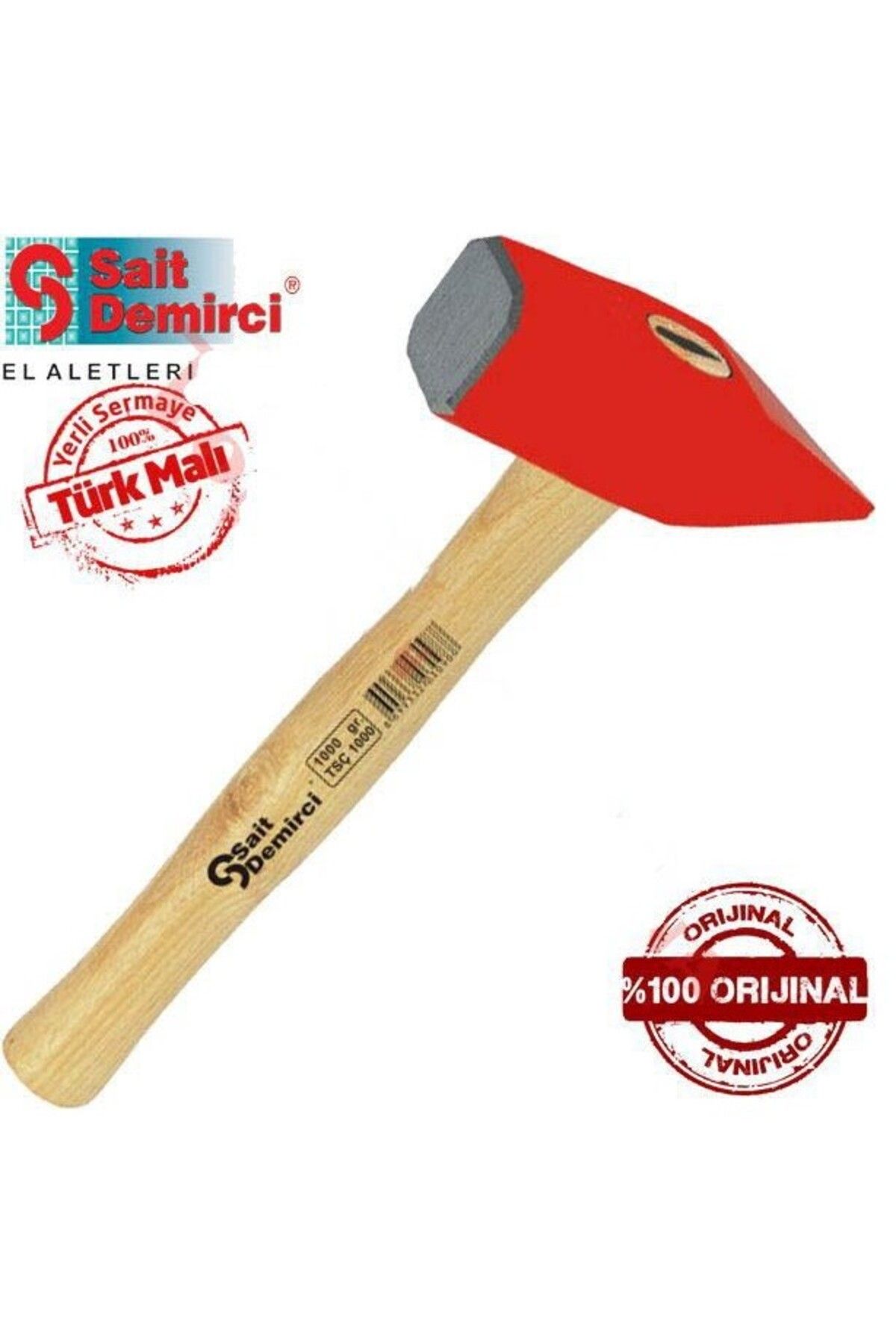 Sait Demirci TAŞÇI KESKİ ÇEKİÇ 1000 G