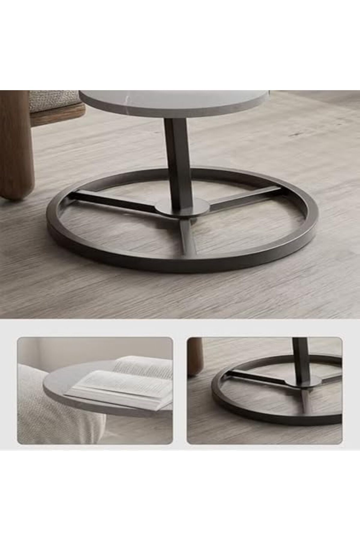 Generic-2-Tier Multipurpose Modern Side Table – Stylish and Portable Coffee Table with Stable Base 3